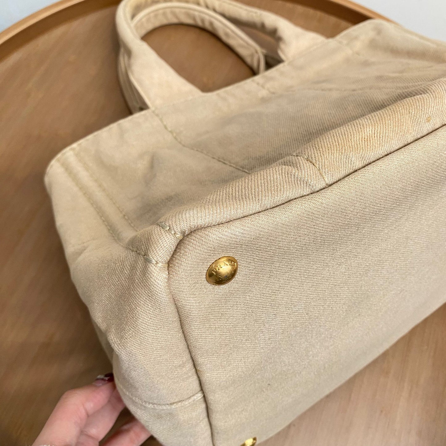 Prada Canvas Tote