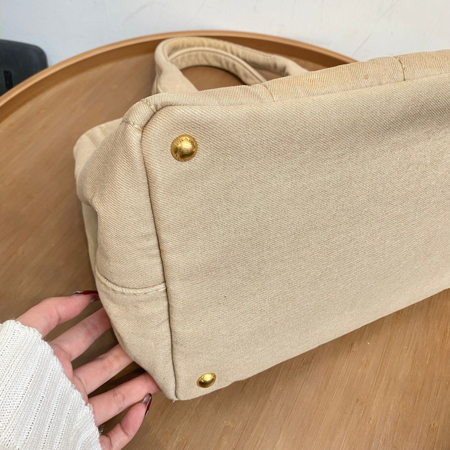 Prada Canvas Tote