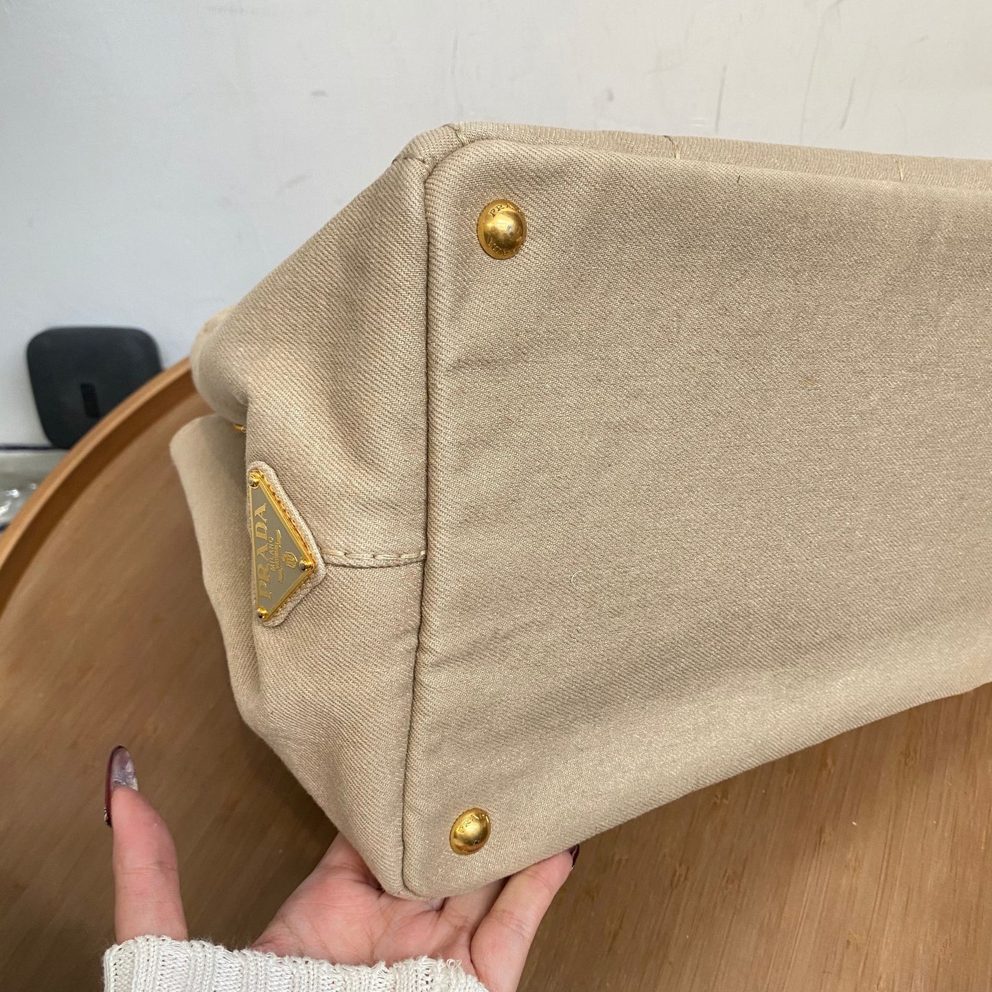 Prada Canvas Tote