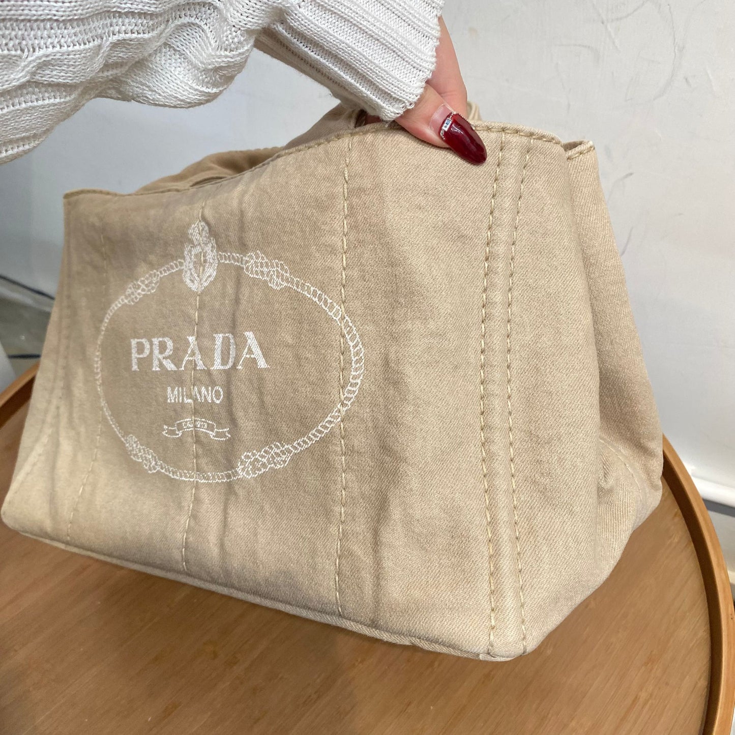 Prada Canvas Tote