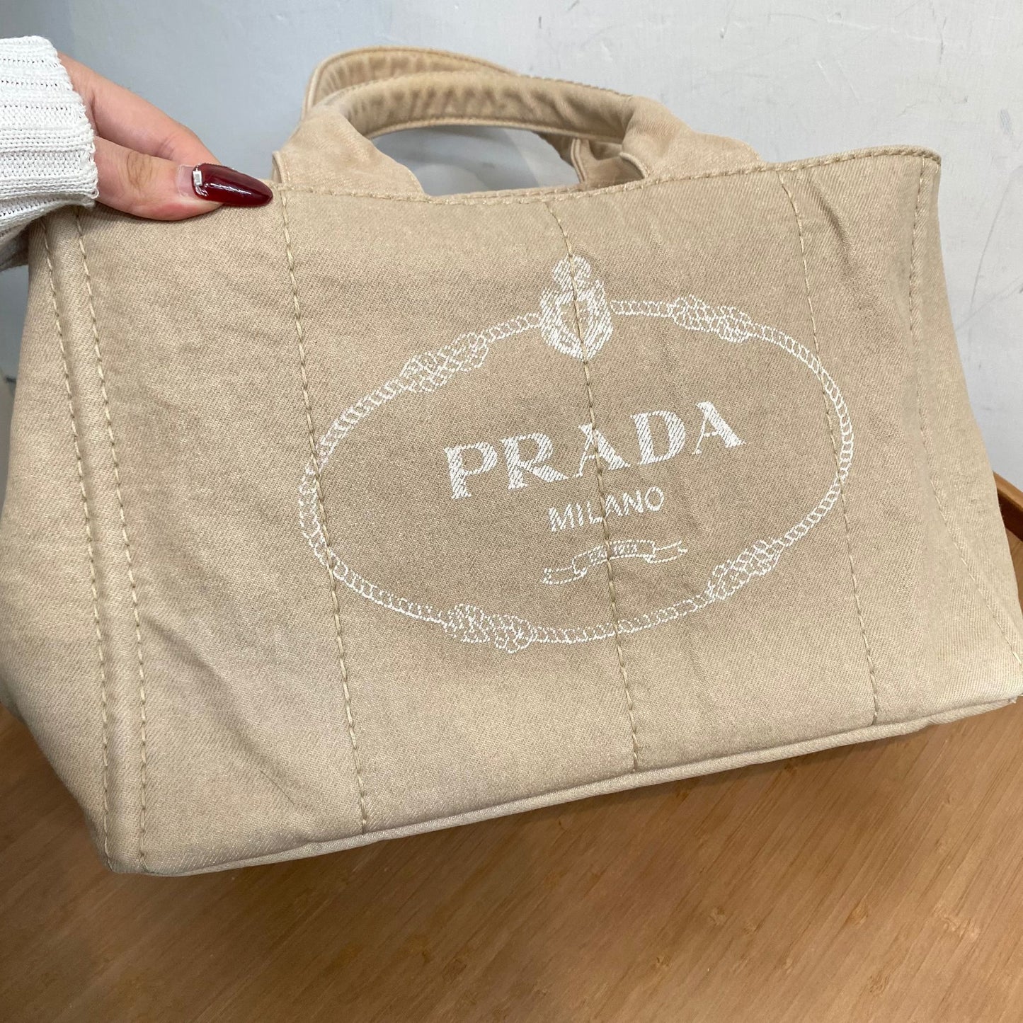 Prada Canvas Tote