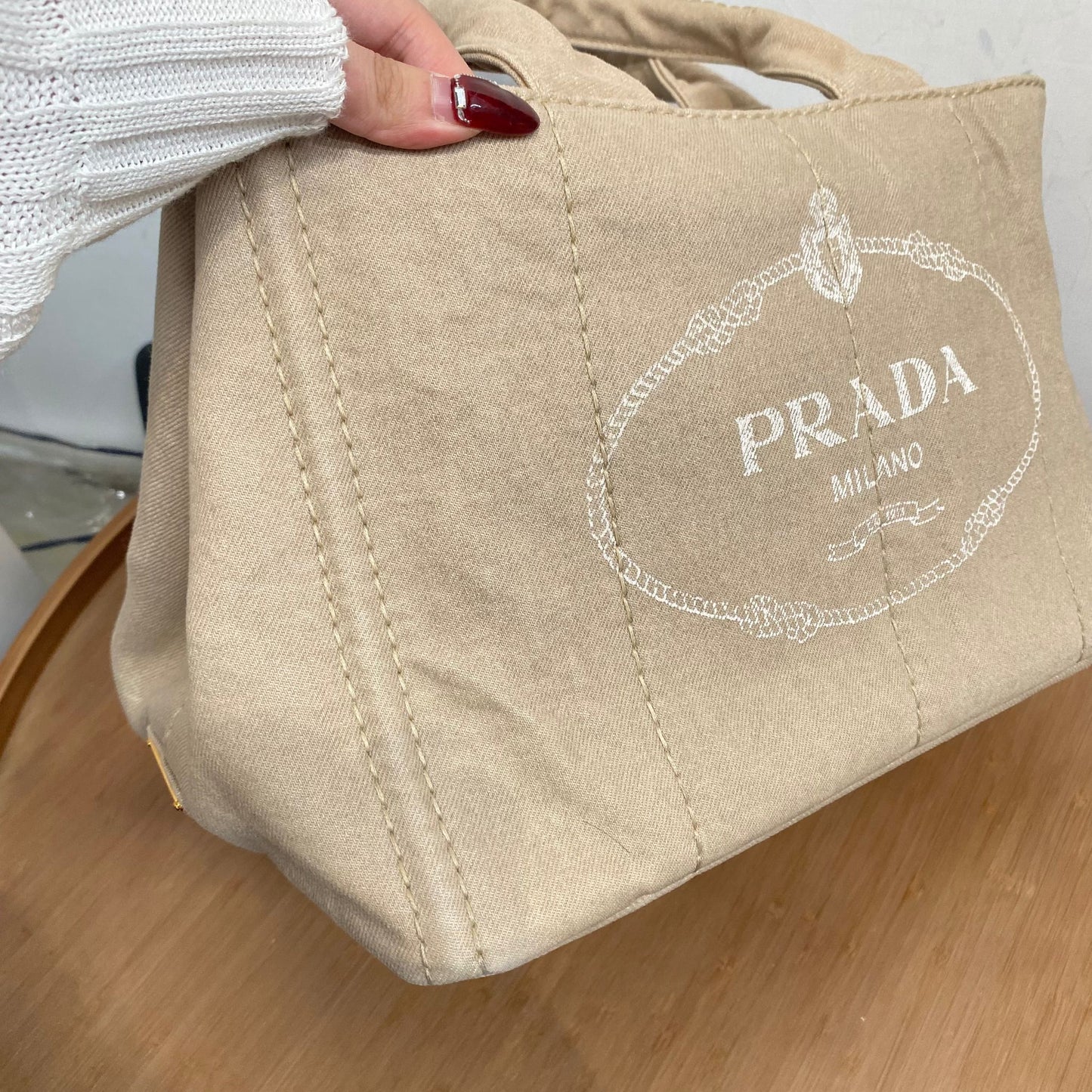 Prada Canvas Tote
