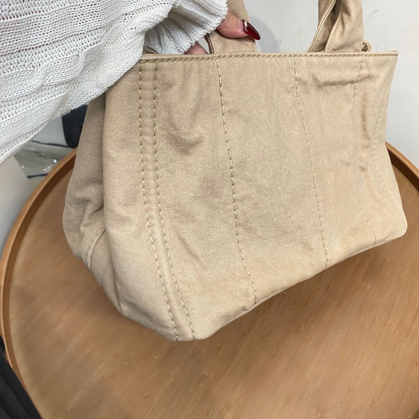 Prada Canvas Tote