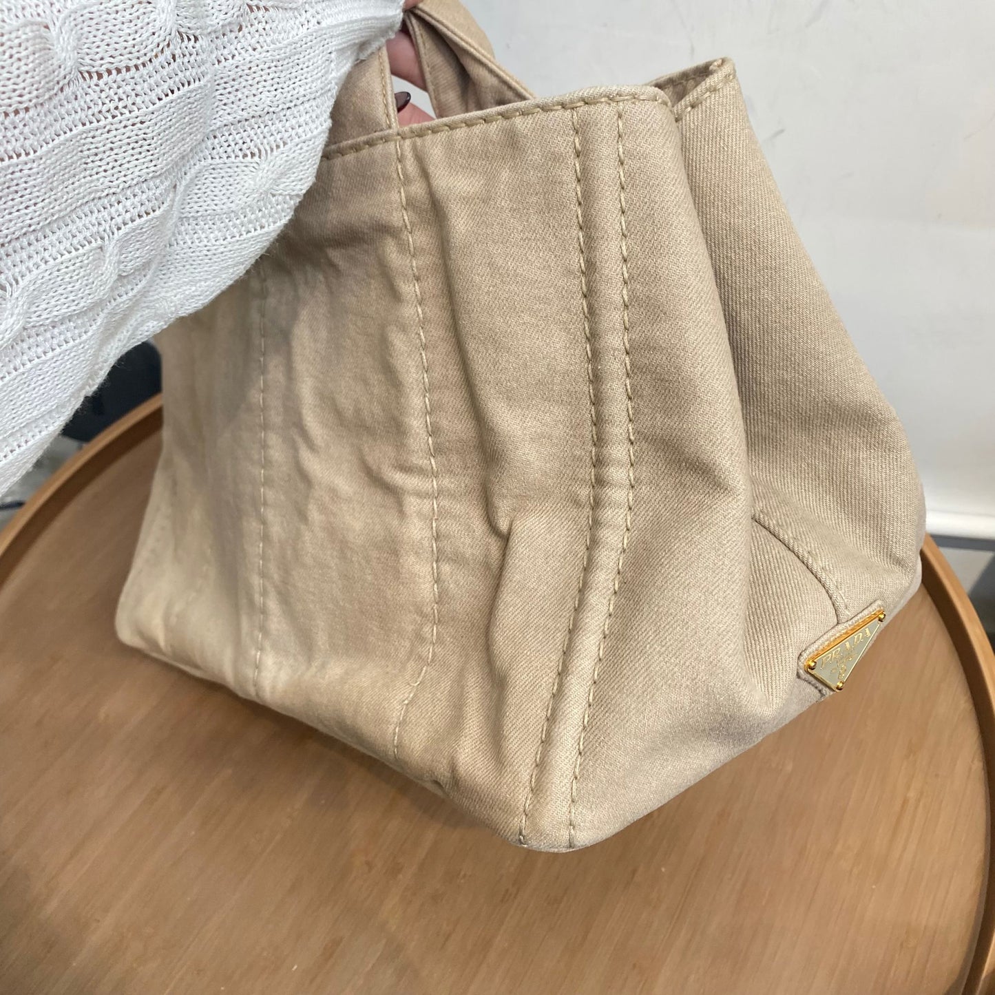 Prada Canvas Tote