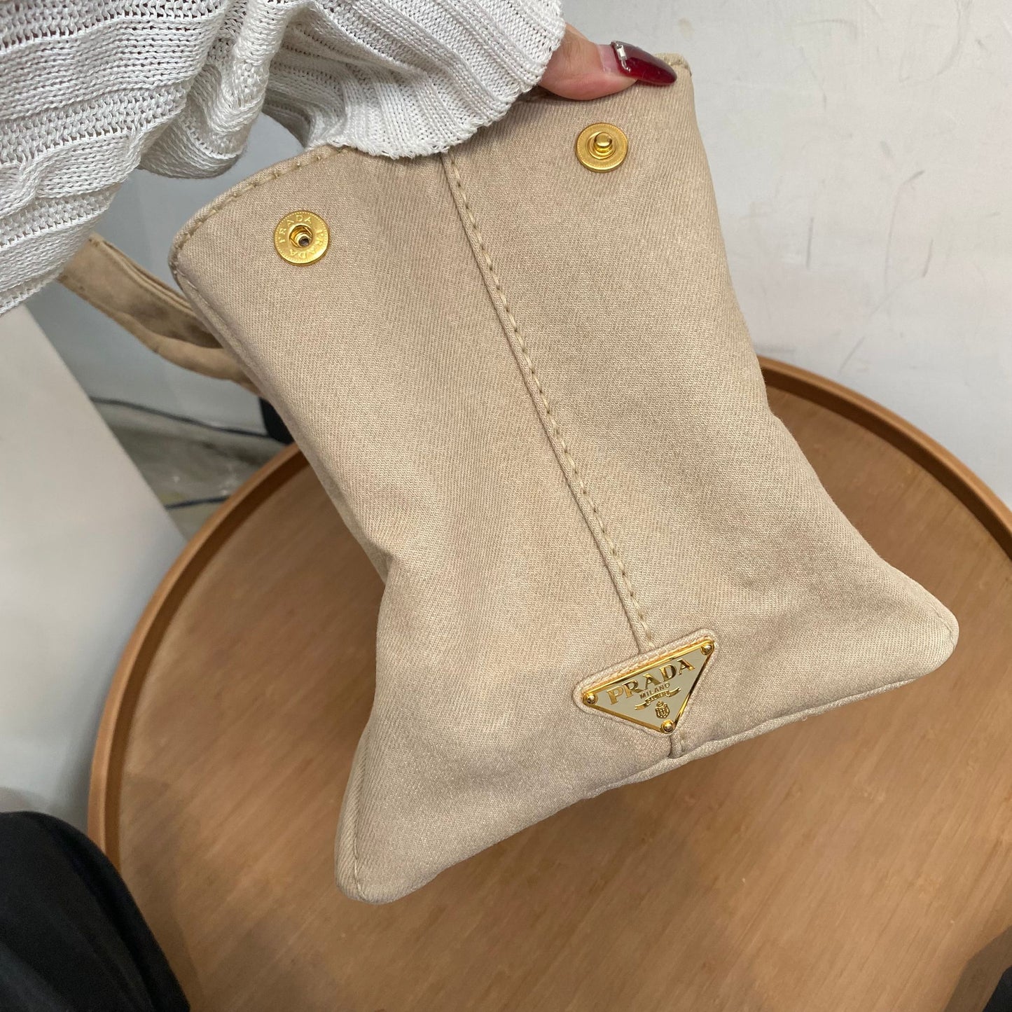 Prada Canvas Tote