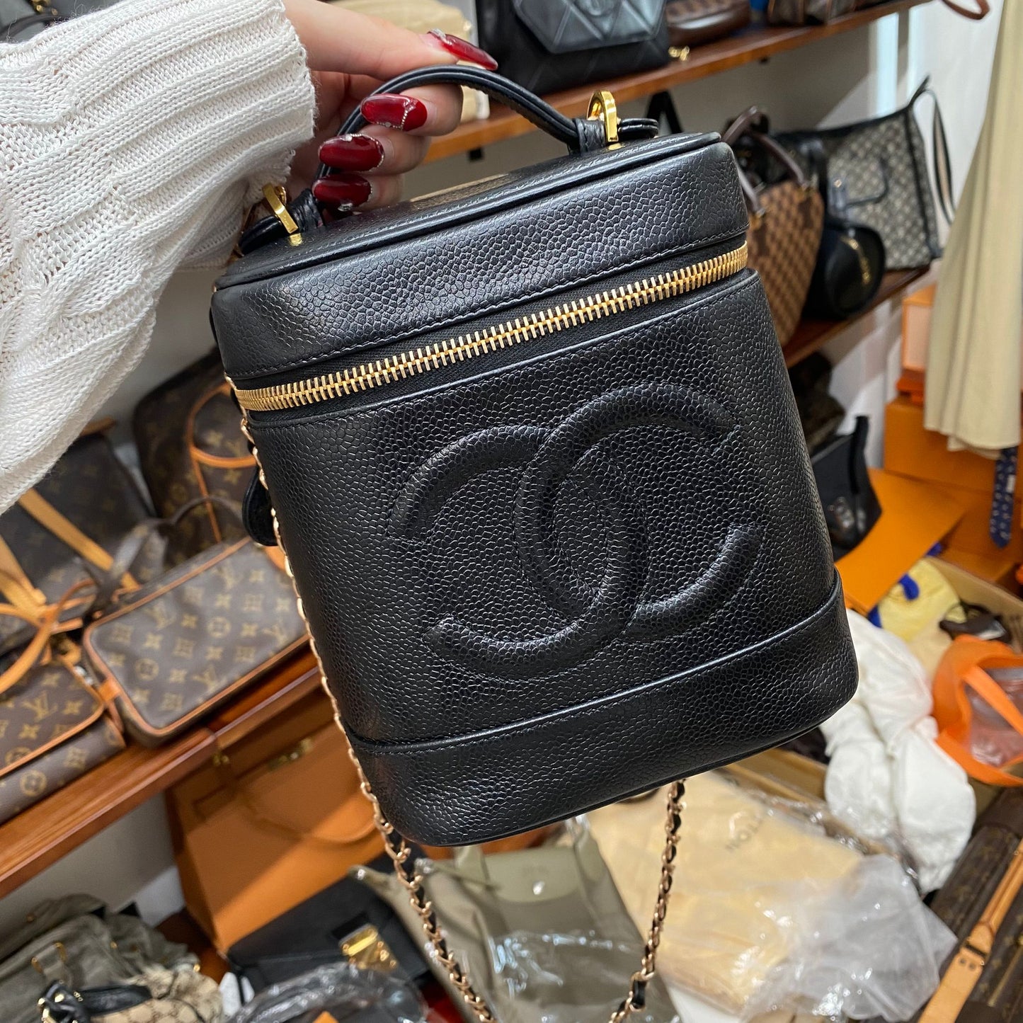 Chanel Vanity Case 有塵袋有貼