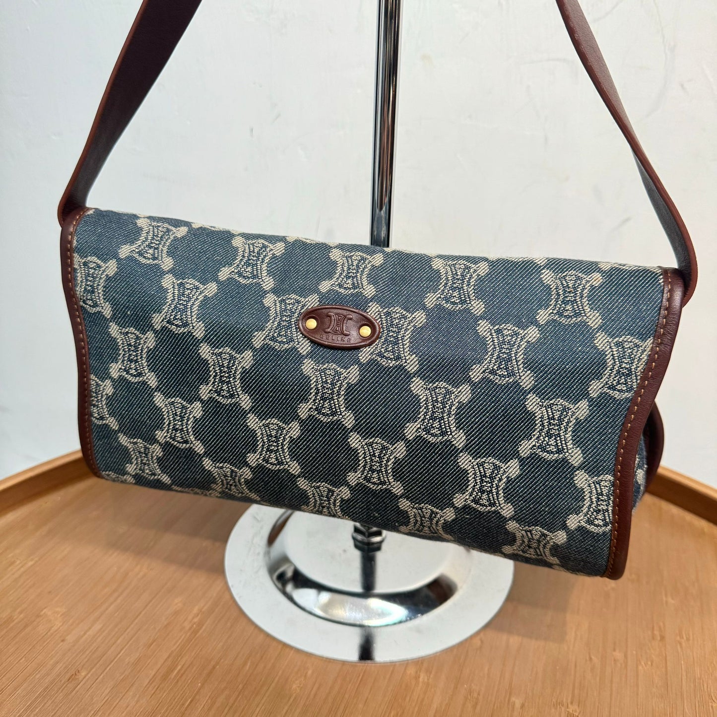 CELINE 牛仔腋下袋