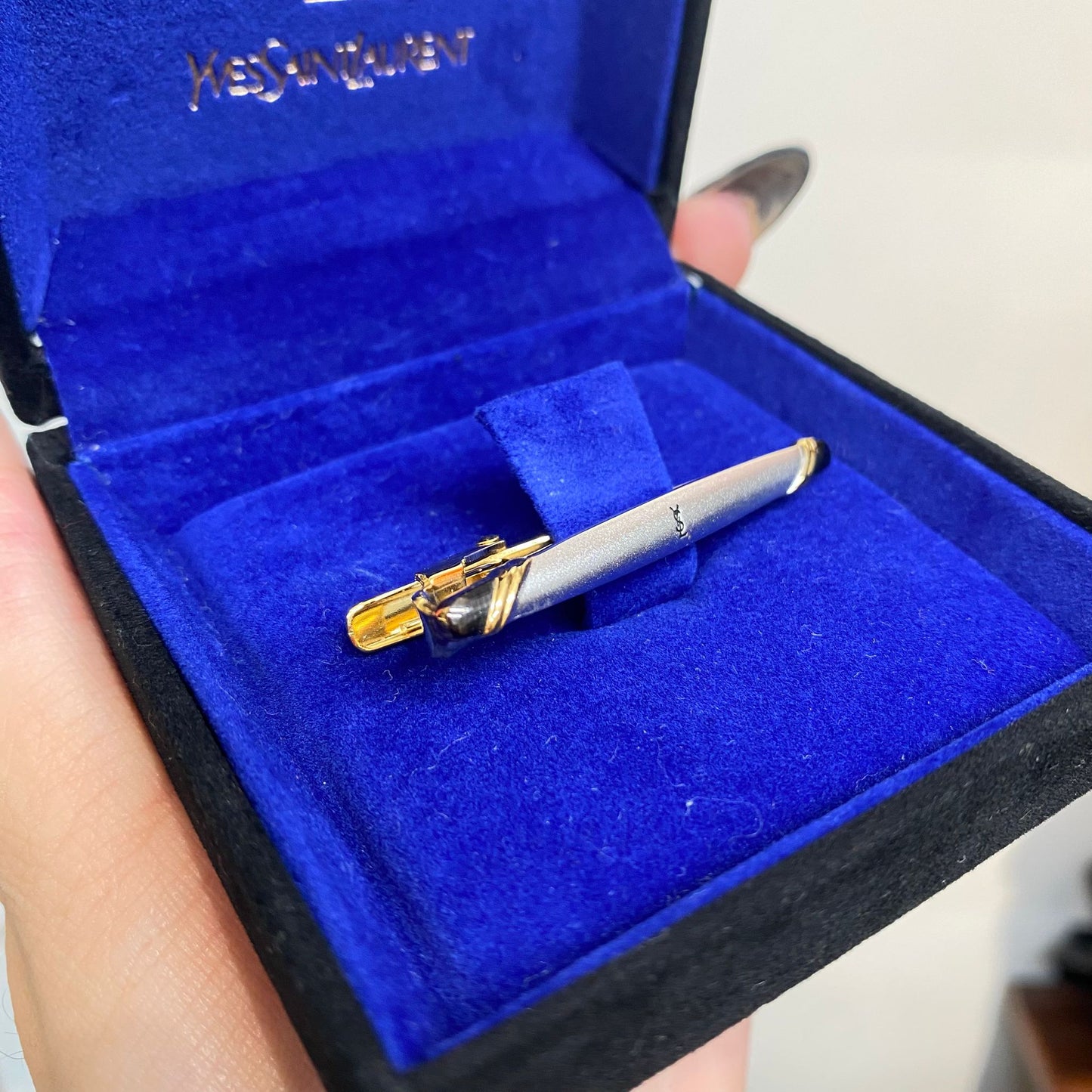 YSL Tie夾 有盒