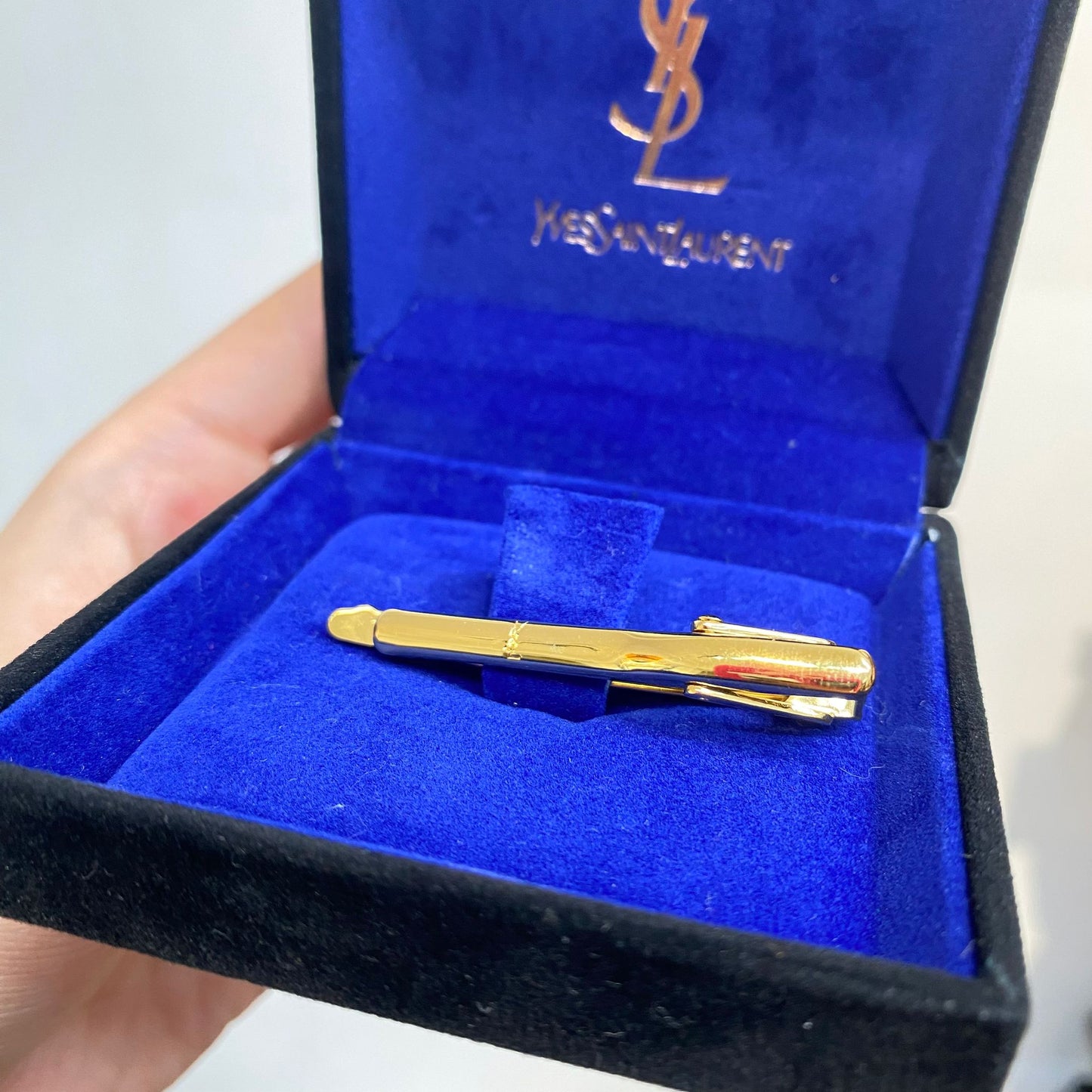 YSL Tie夾 有盒