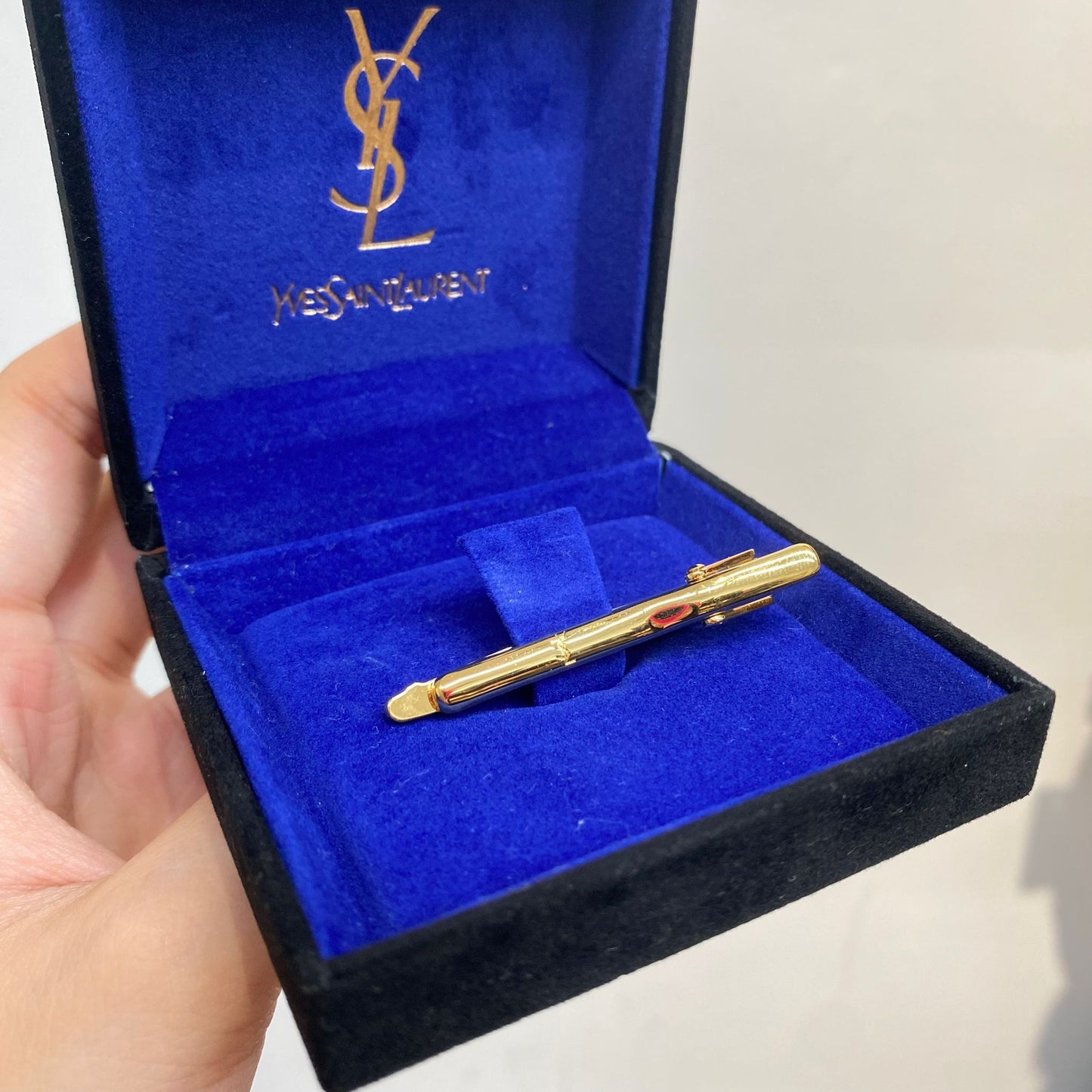 YSL Tie夾 有盒