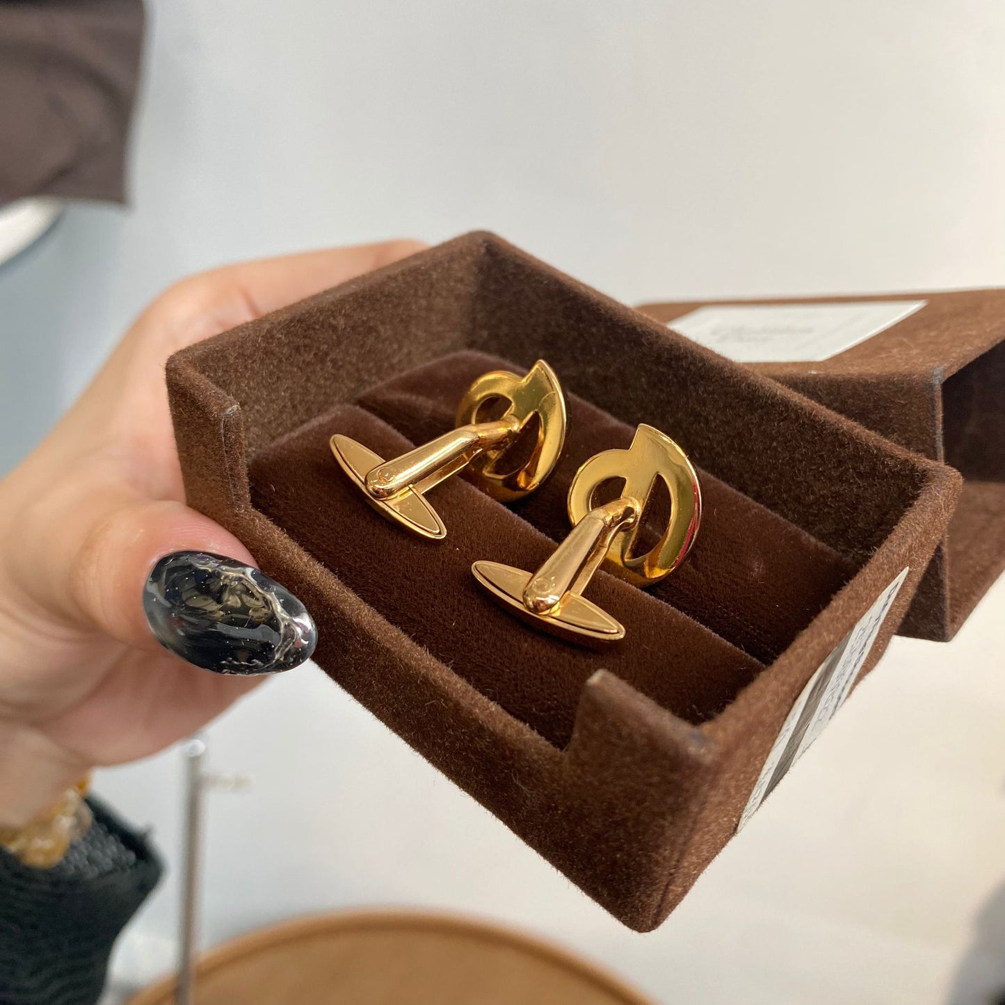 DIOR袖口鈕 有盒