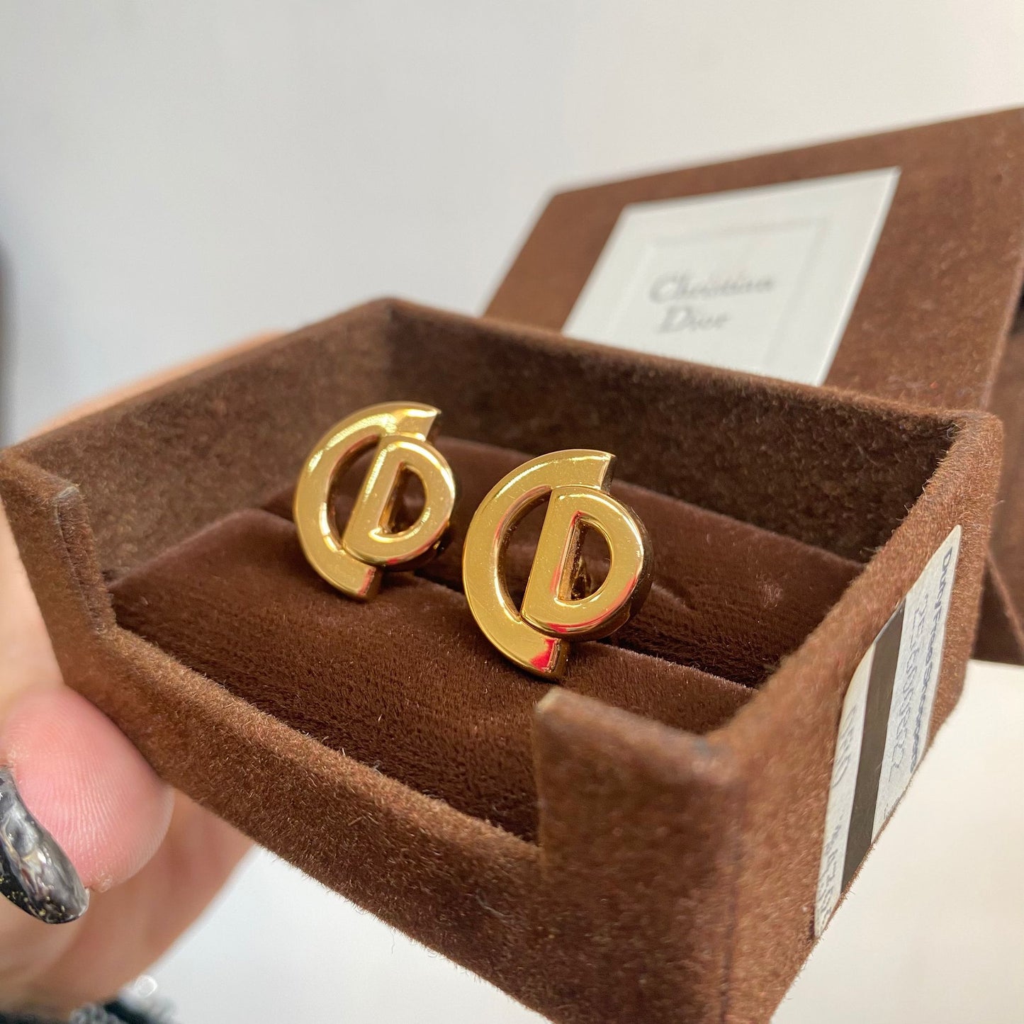 DIOR袖口鈕 有盒