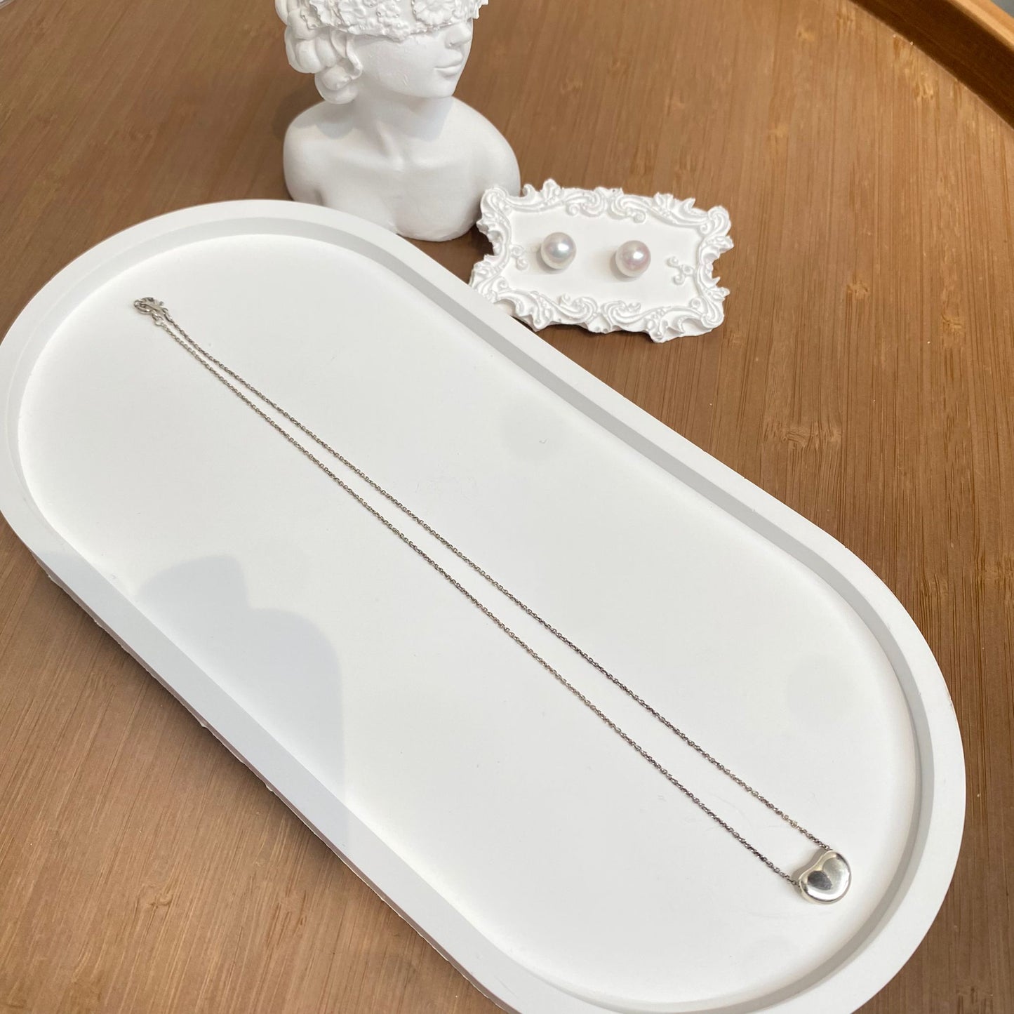 Tiffany 大豆頸鏈 有盒有塵袋