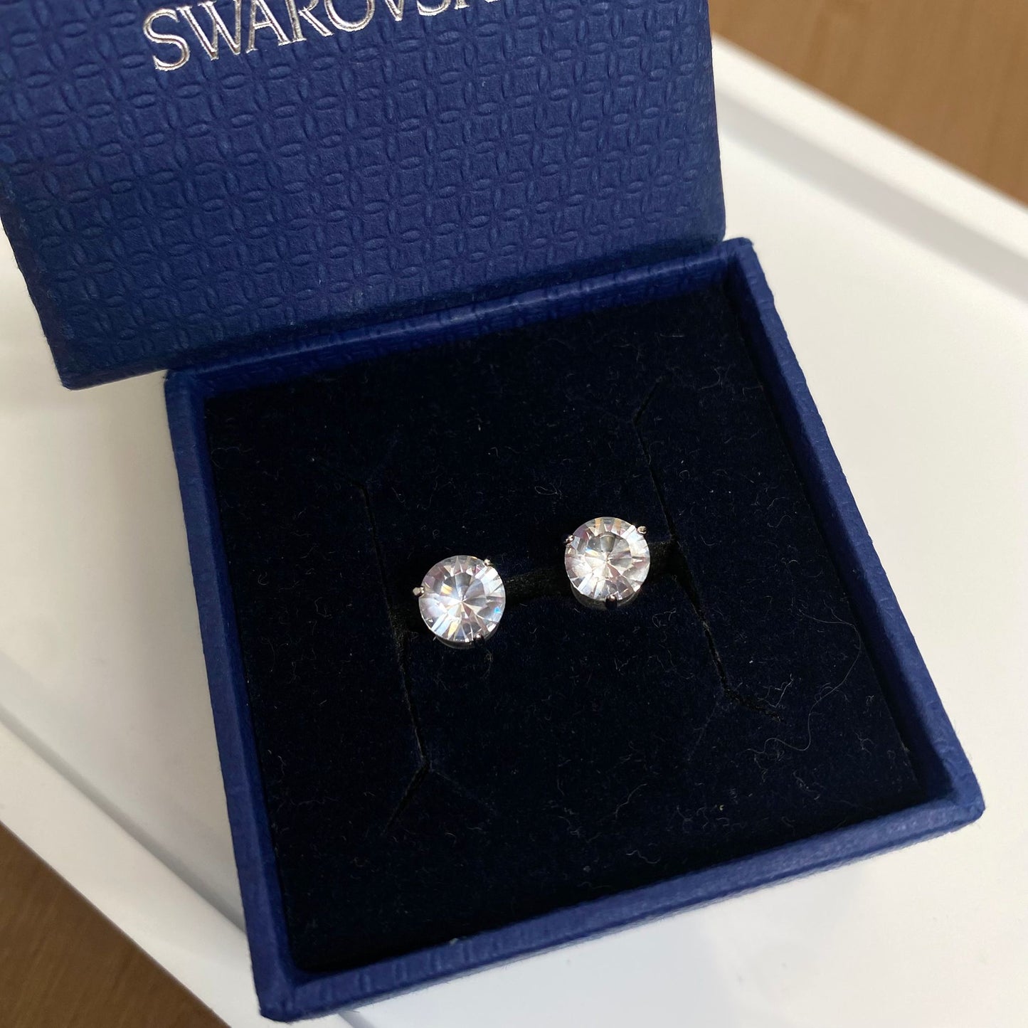SWAROVSKI單鑽耳針耳環