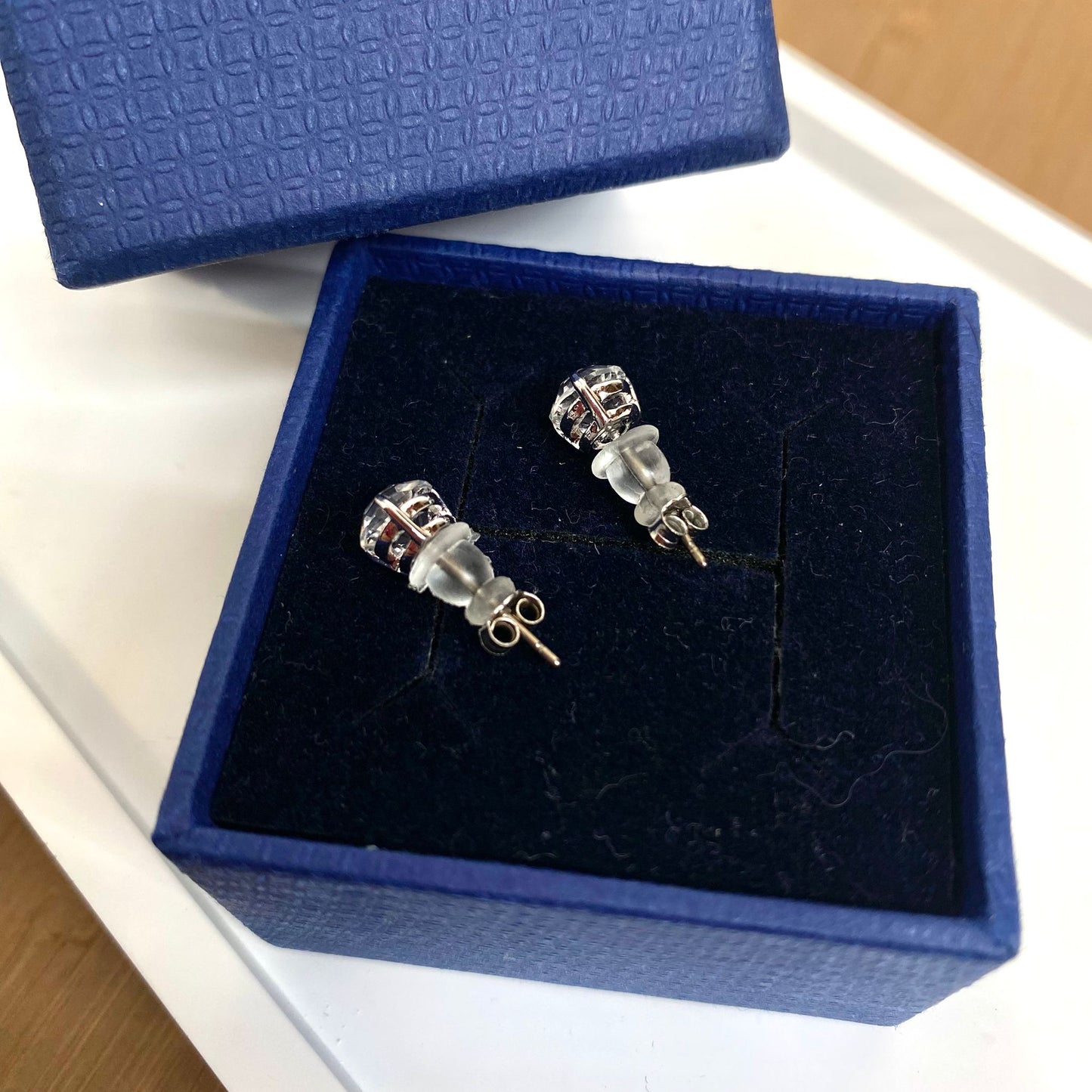 SWAROVSKI單鑽耳針耳環