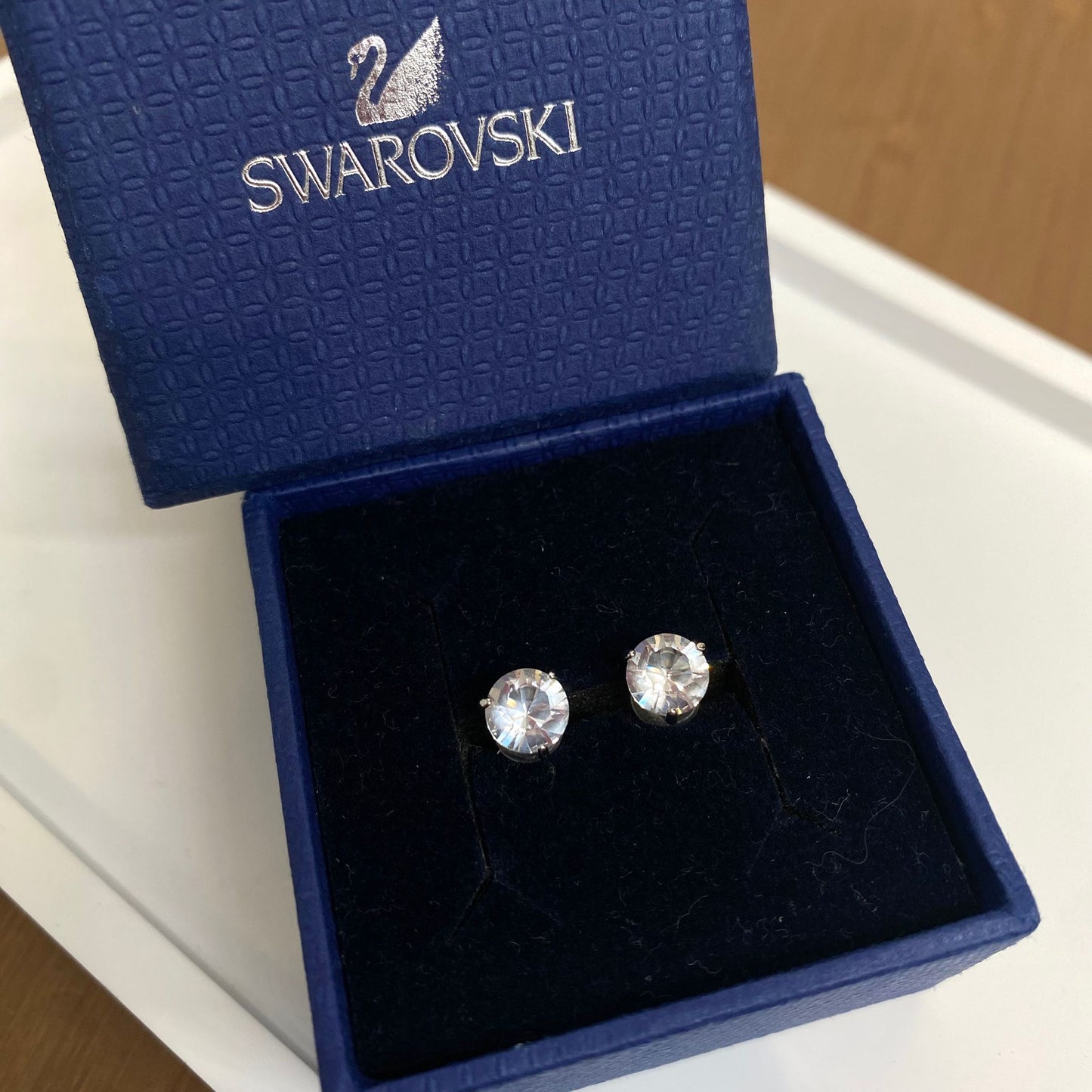 SWAROVSKI單鑽耳針耳環