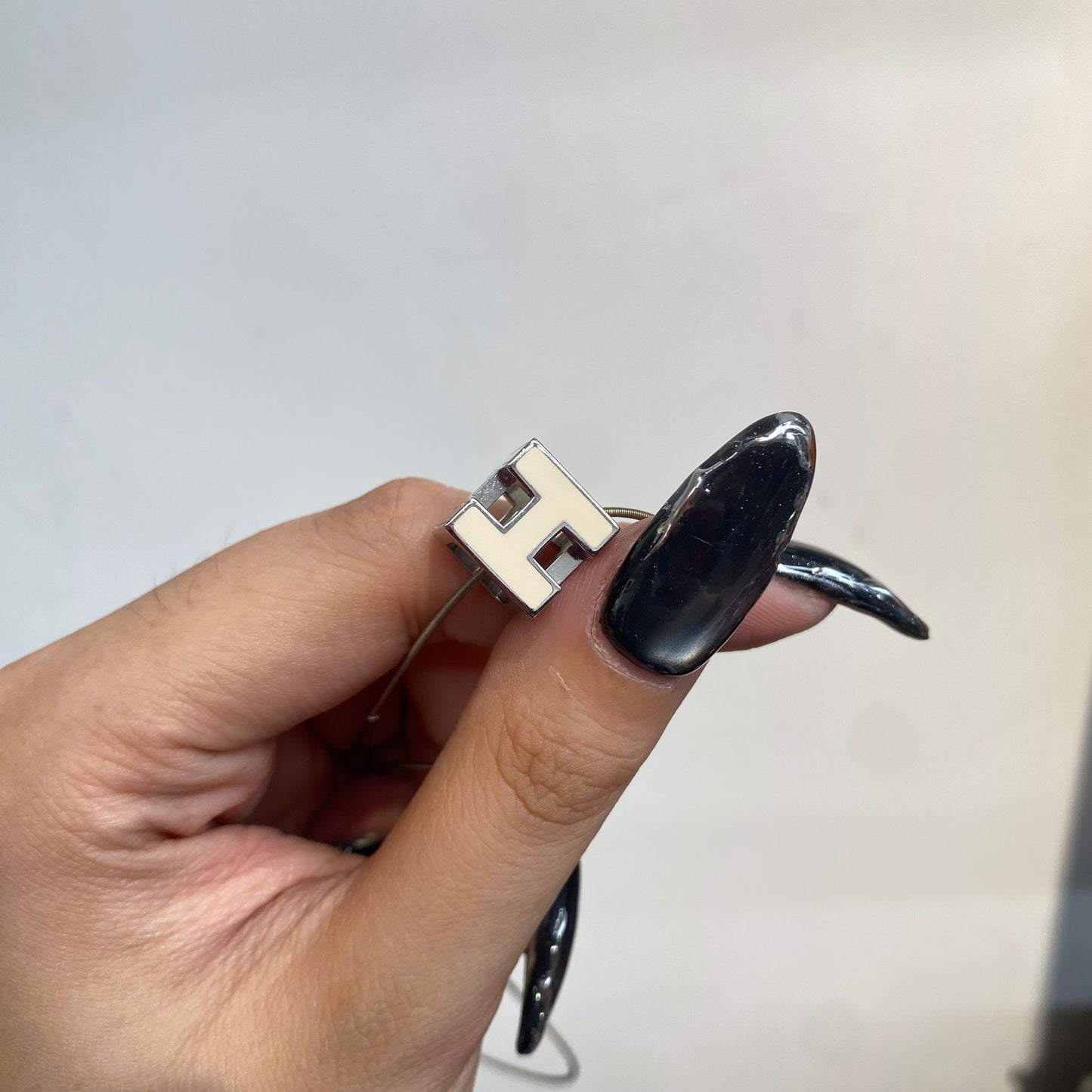 Hermes Cube H 頸鏈 白銀