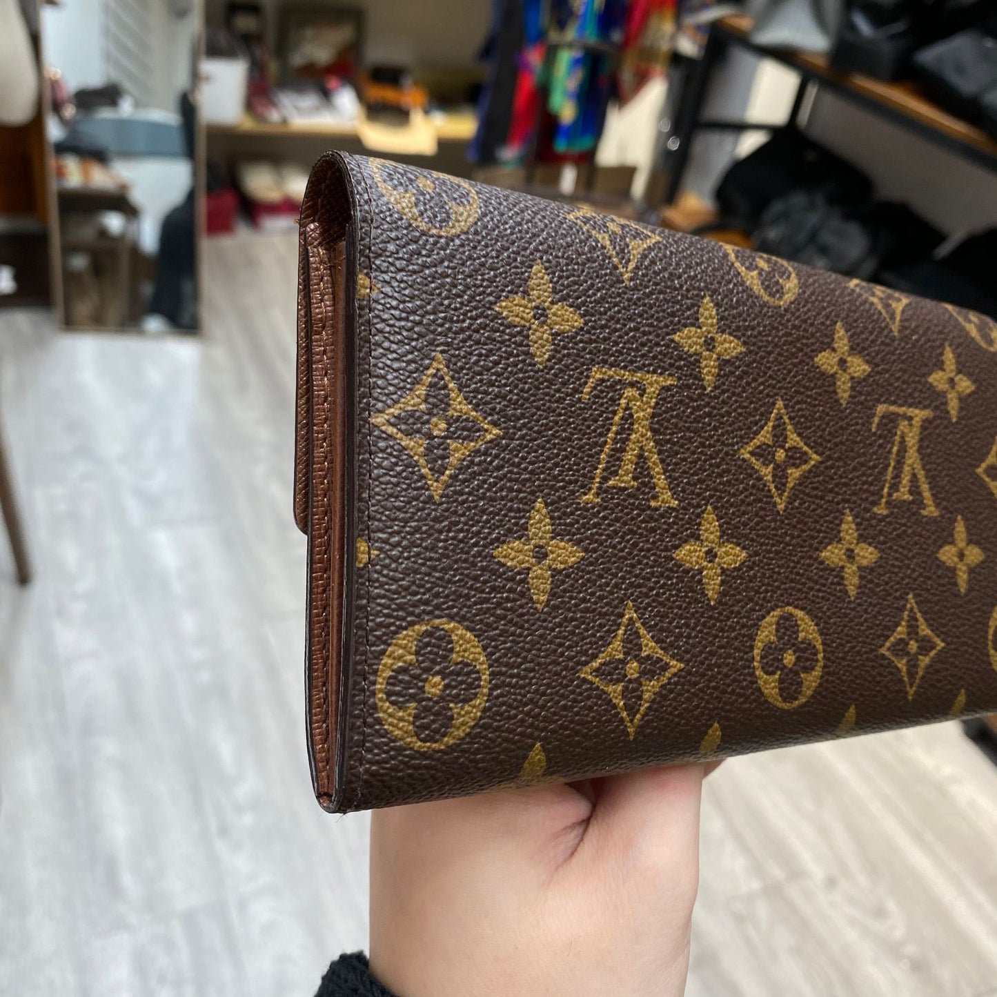 LV 老花長銀包