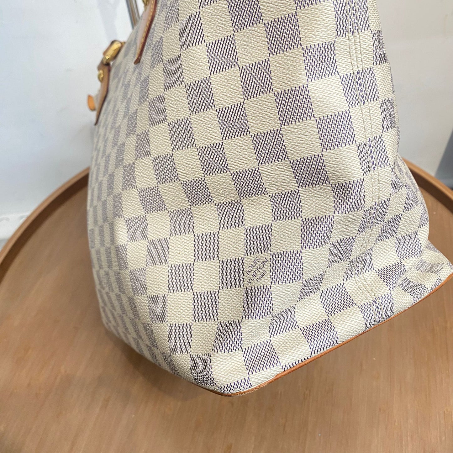 LV 白棋盤 TOTE