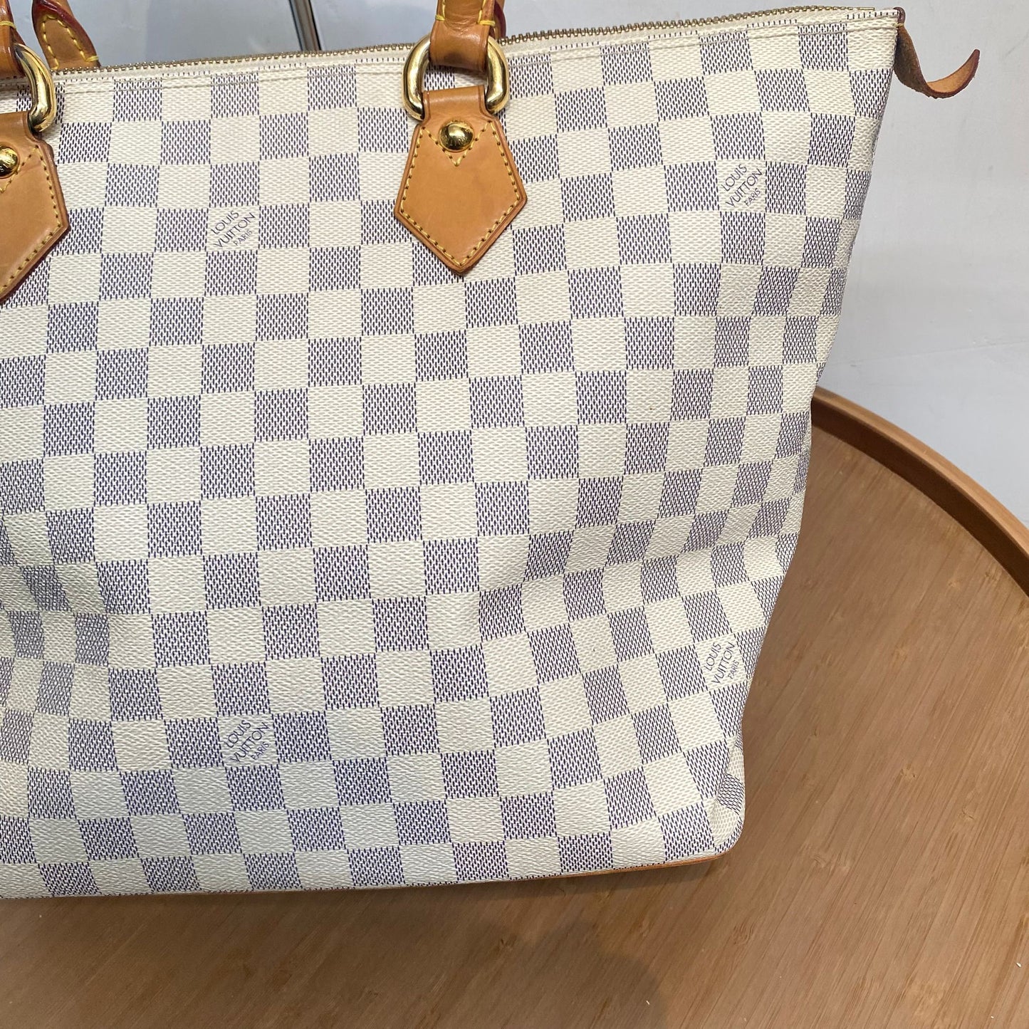 LV 白棋盤 TOTE