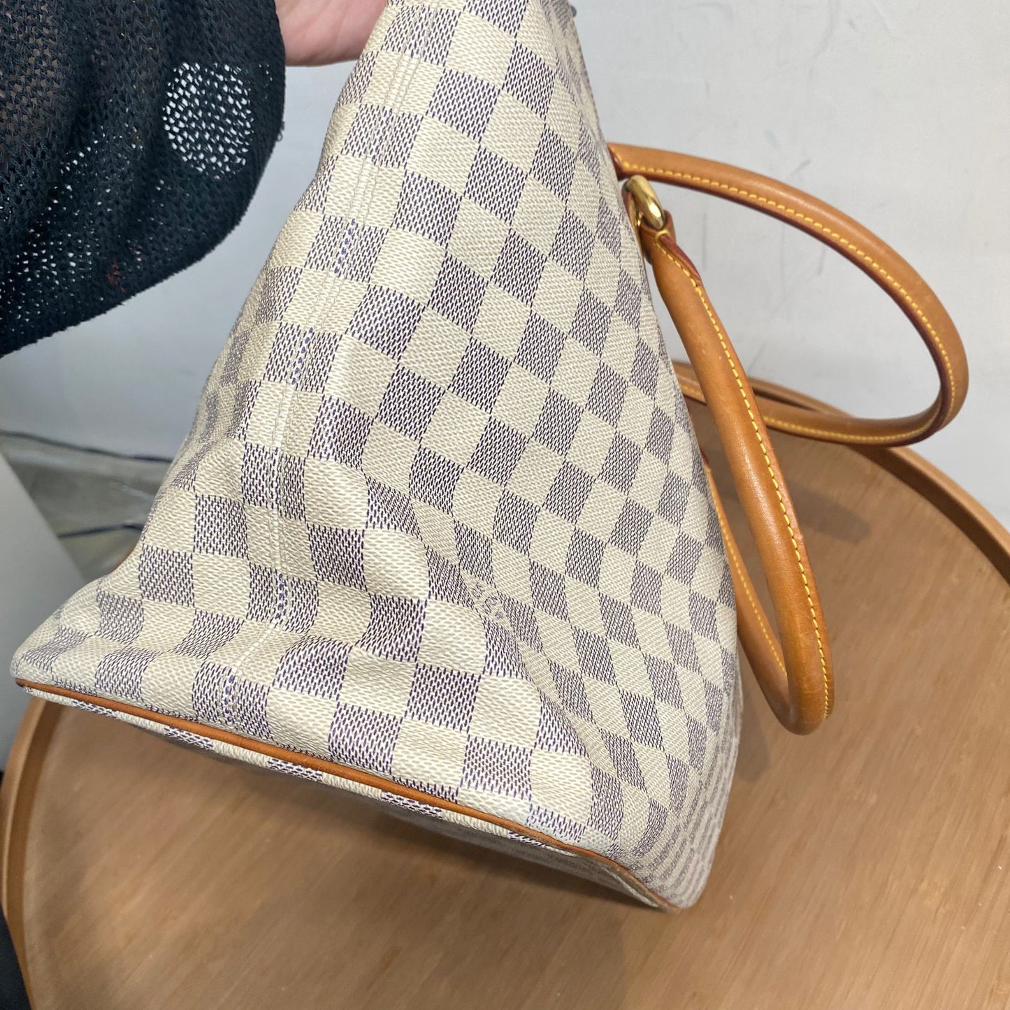 LV 白棋盤 TOTE