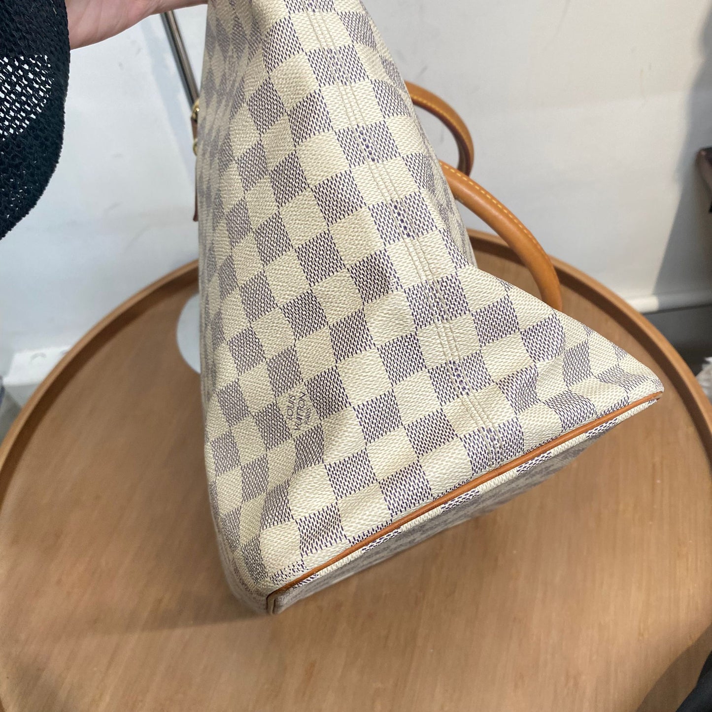 LV 白棋盤 TOTE