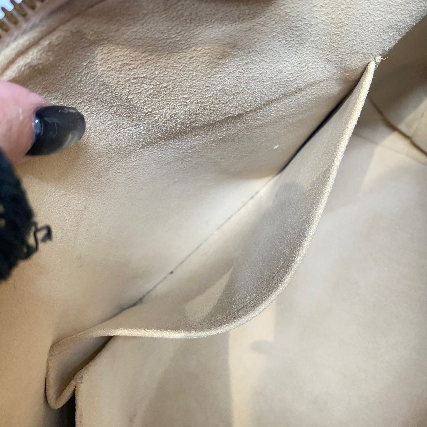 LV 白棋盤 TOTE