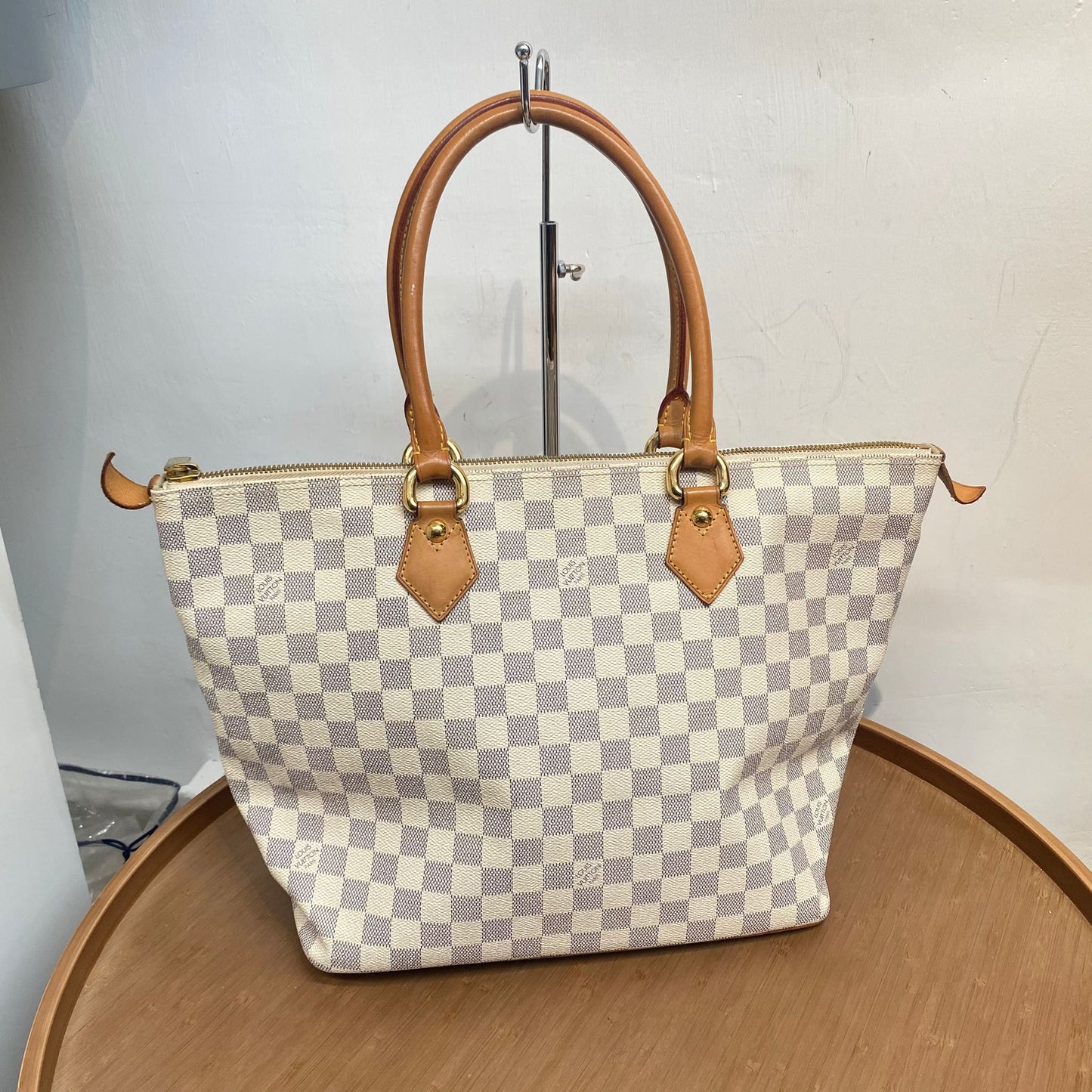 LV 白棋盤 TOTE