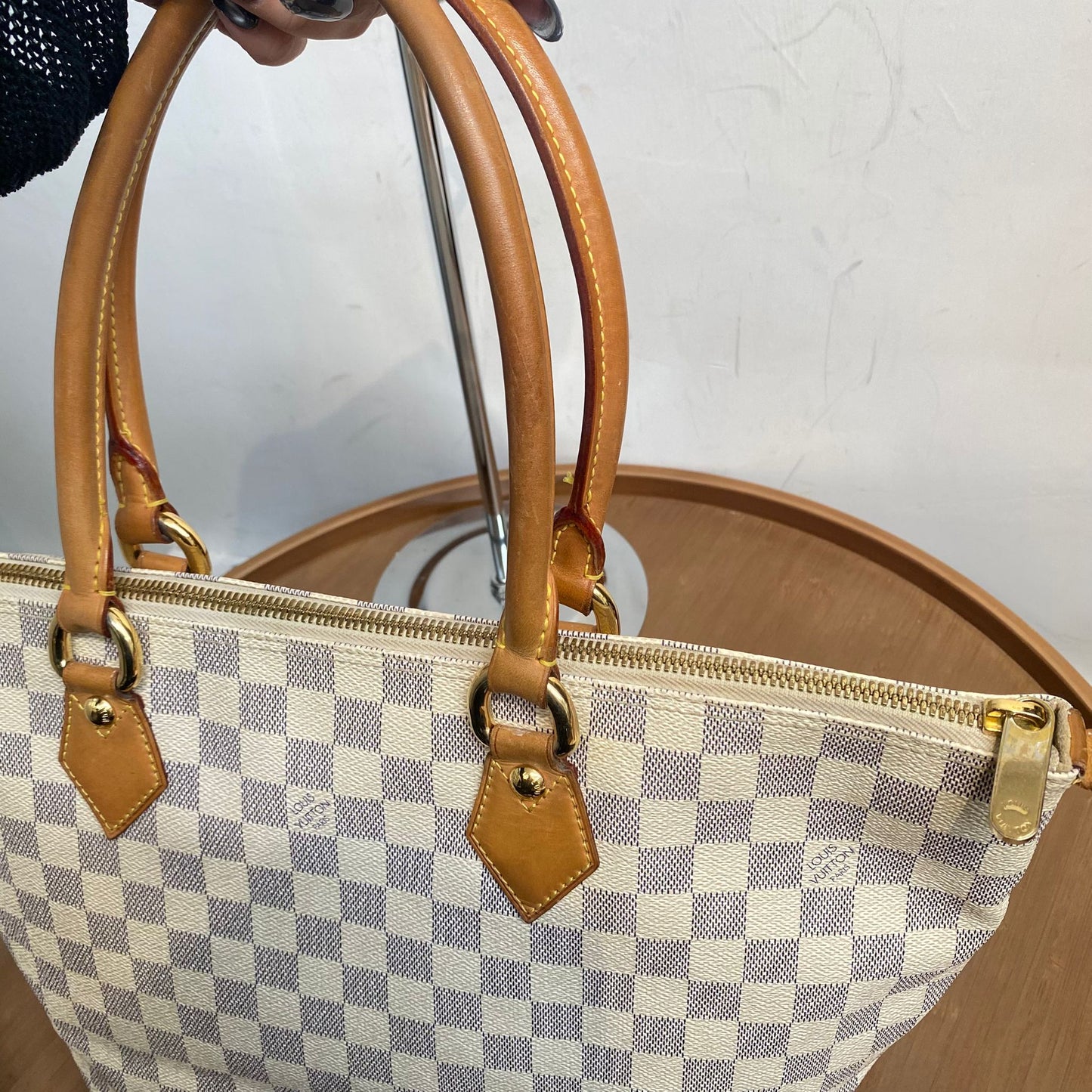LV 白棋盤 TOTE