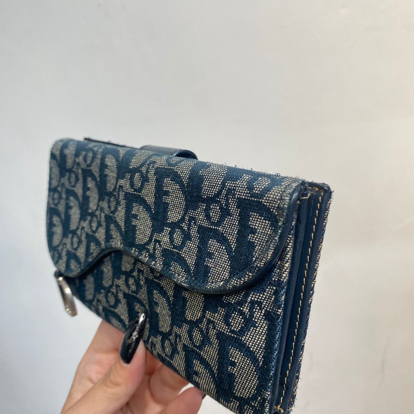 DIOR老花長銀包