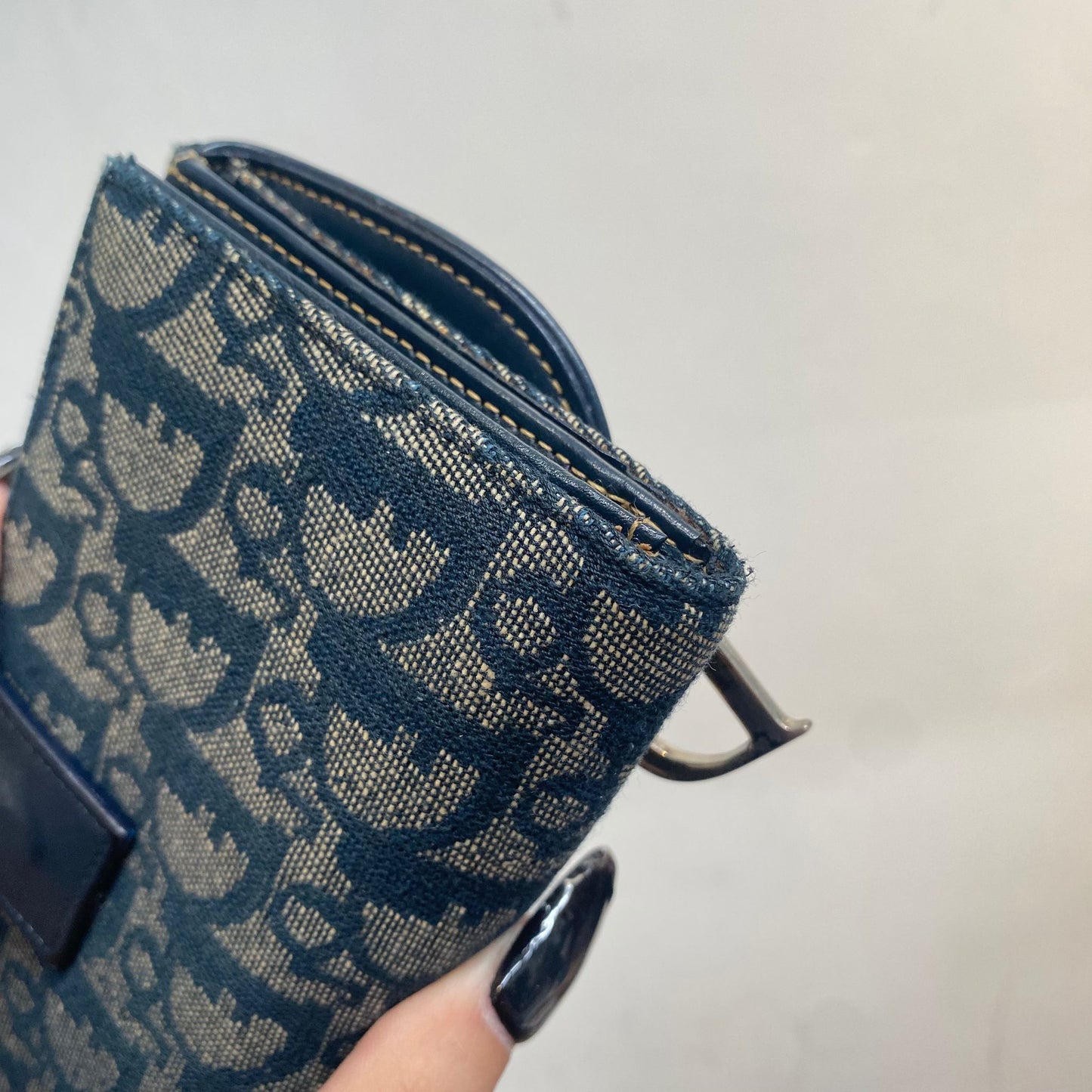 DIOR老花長銀包