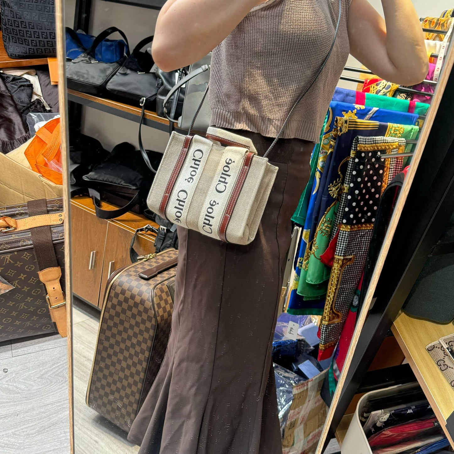 Chloe mini Woody Tote