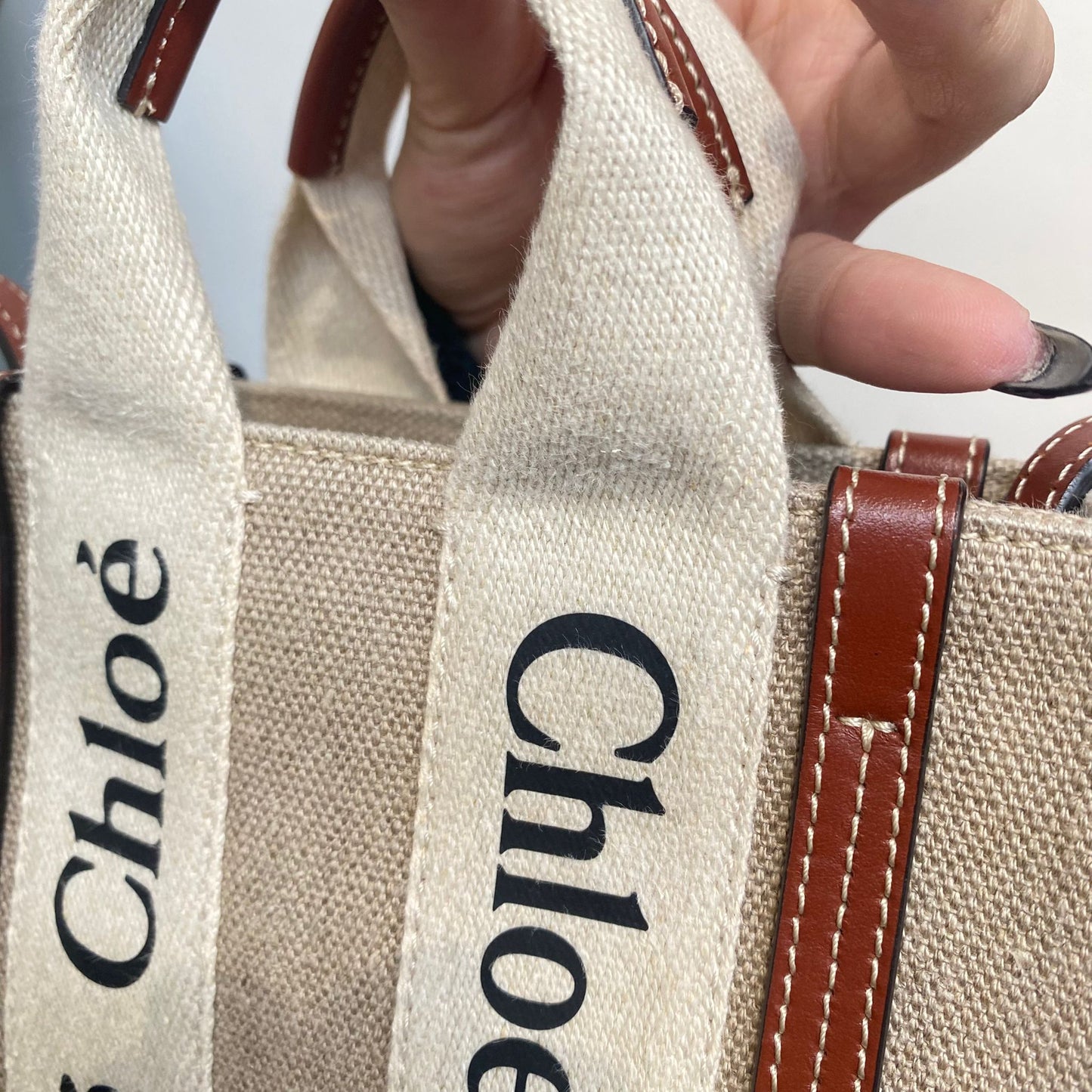 Chloe mini Woody Tote