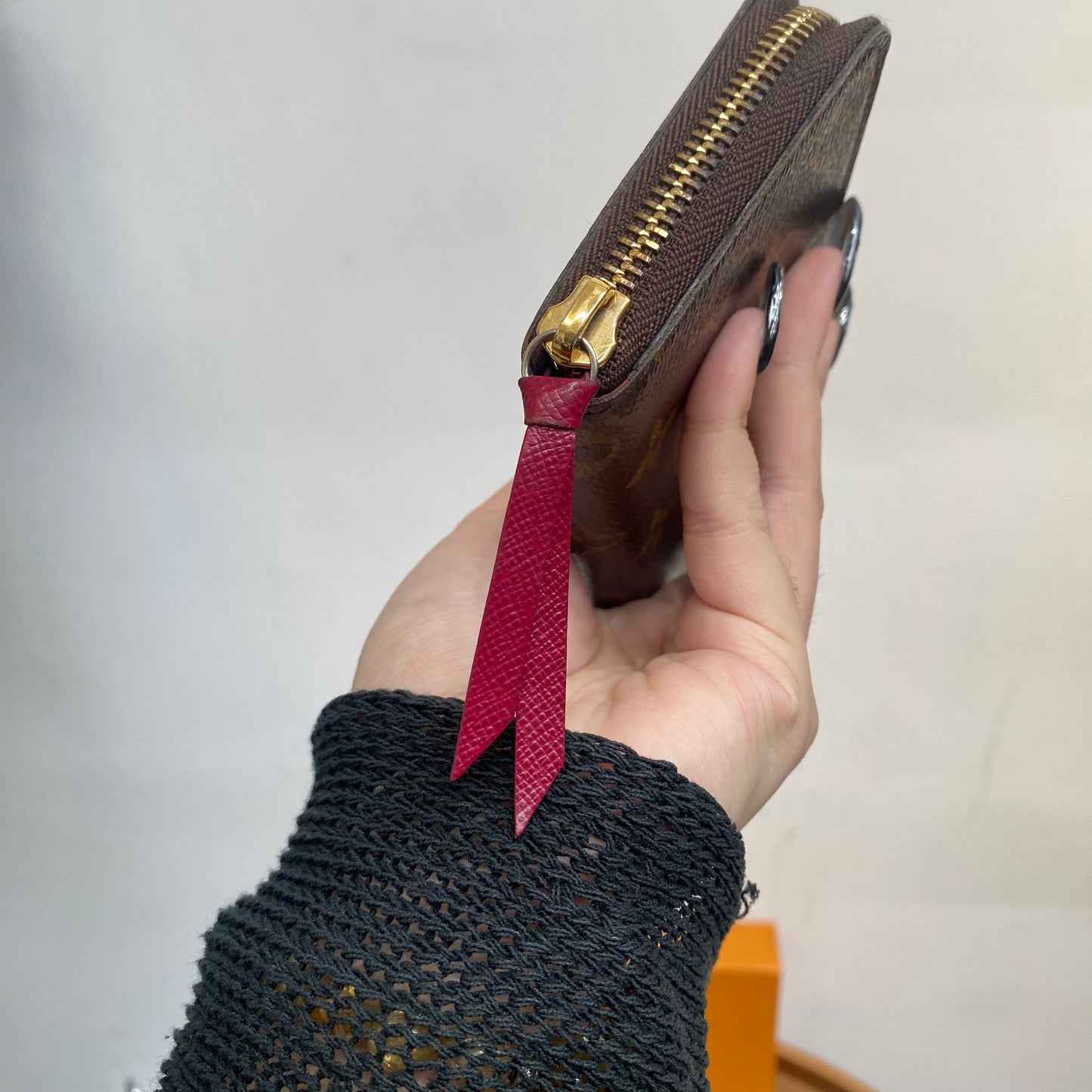 LV 老花長銀包 有盒