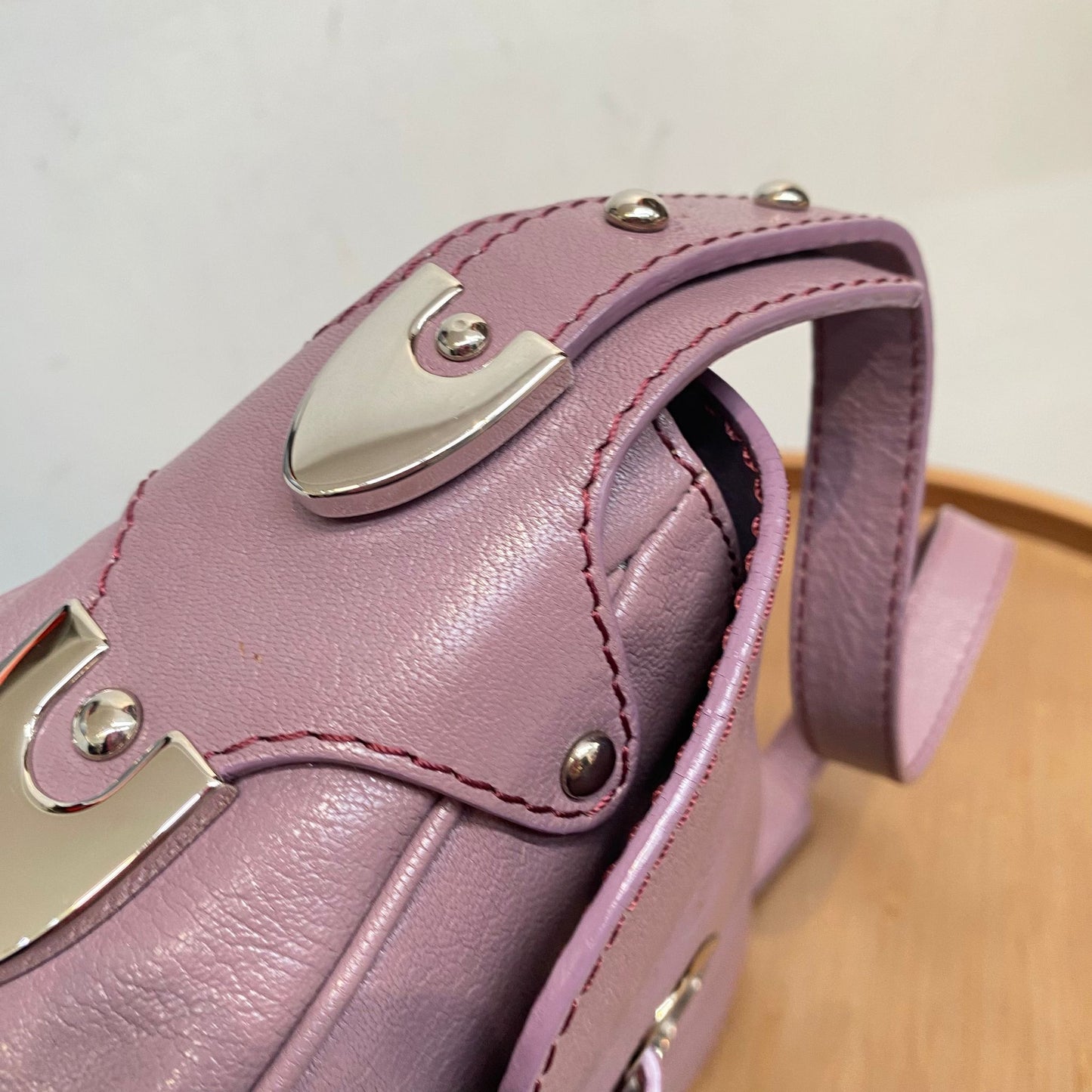 Bally 腋下袋 粉紫