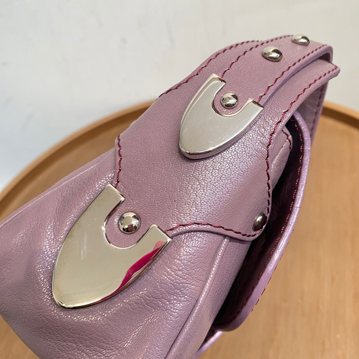 Bally 腋下袋 粉紫