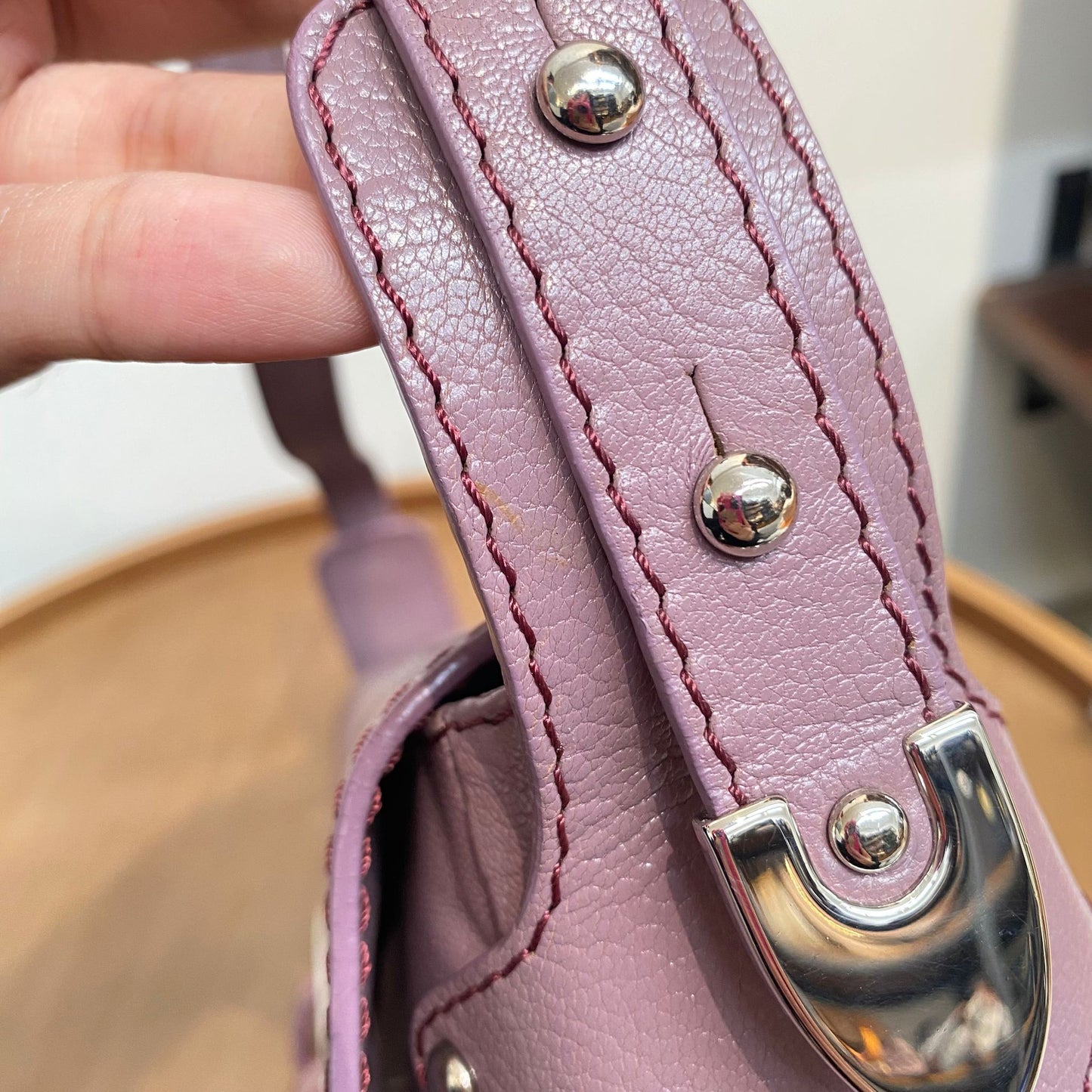 Bally 腋下袋 粉紫