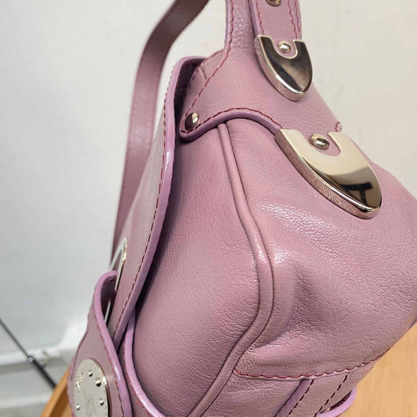 Bally 腋下袋 粉紫
