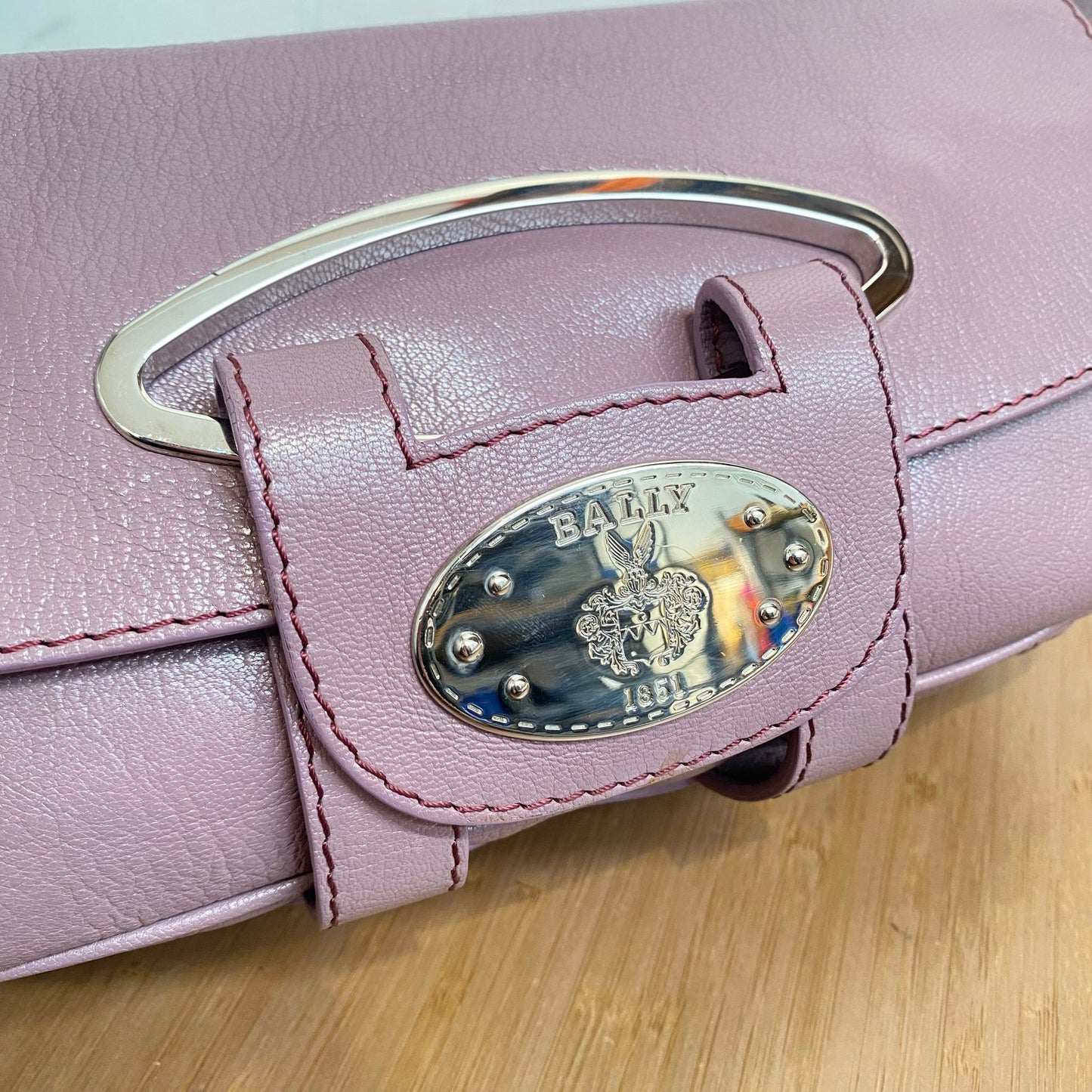 Bally 腋下袋 粉紫