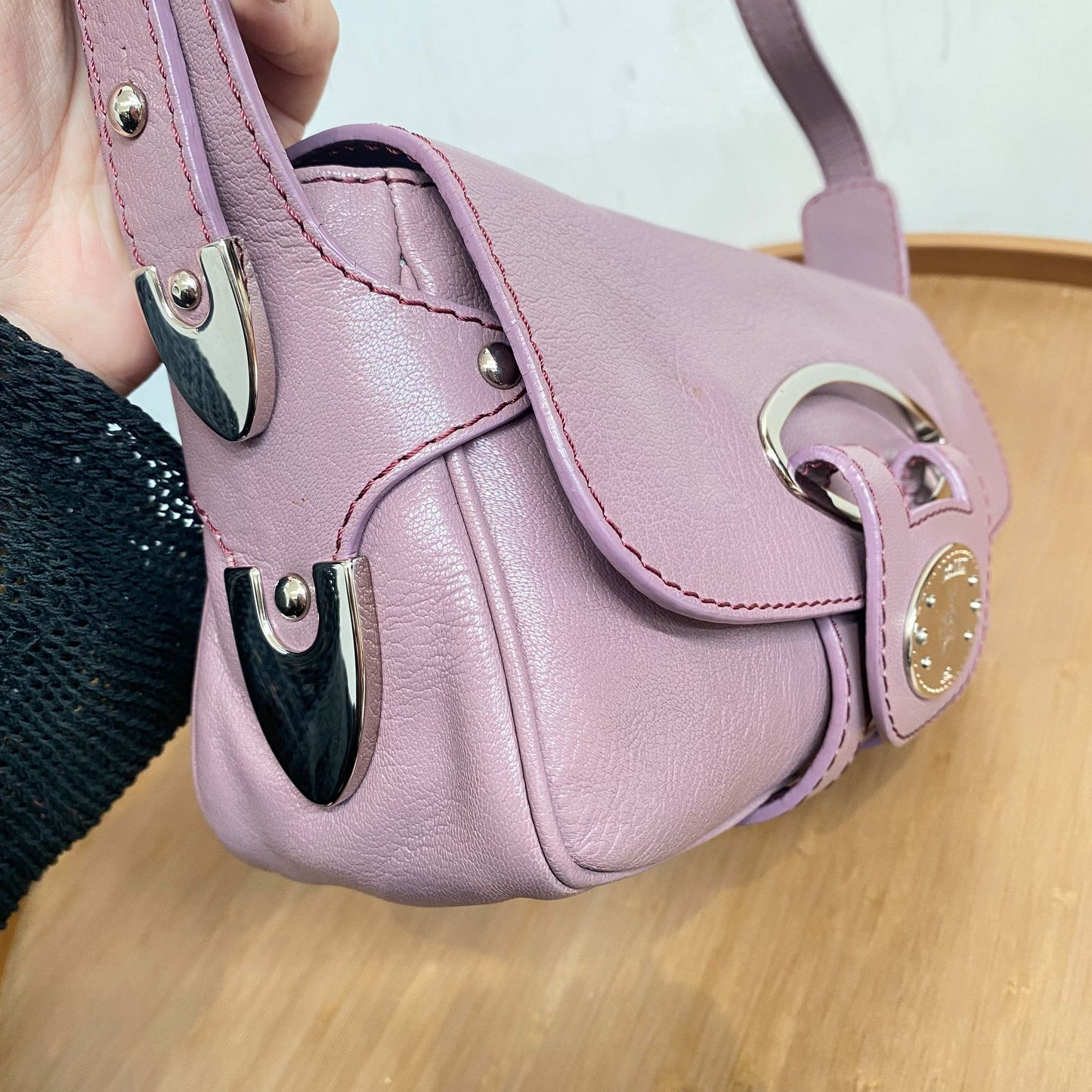 Bally 腋下袋 粉紫