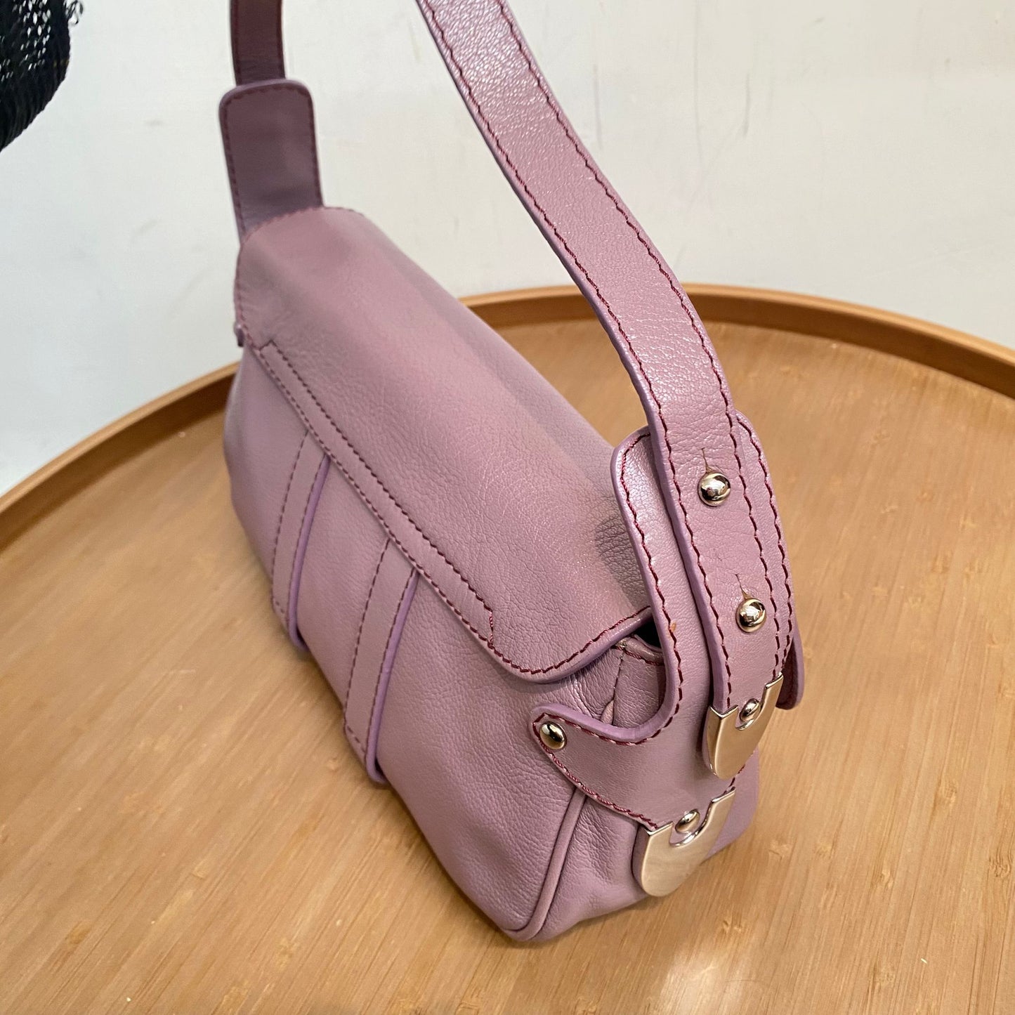 Bally 腋下袋 粉紫
