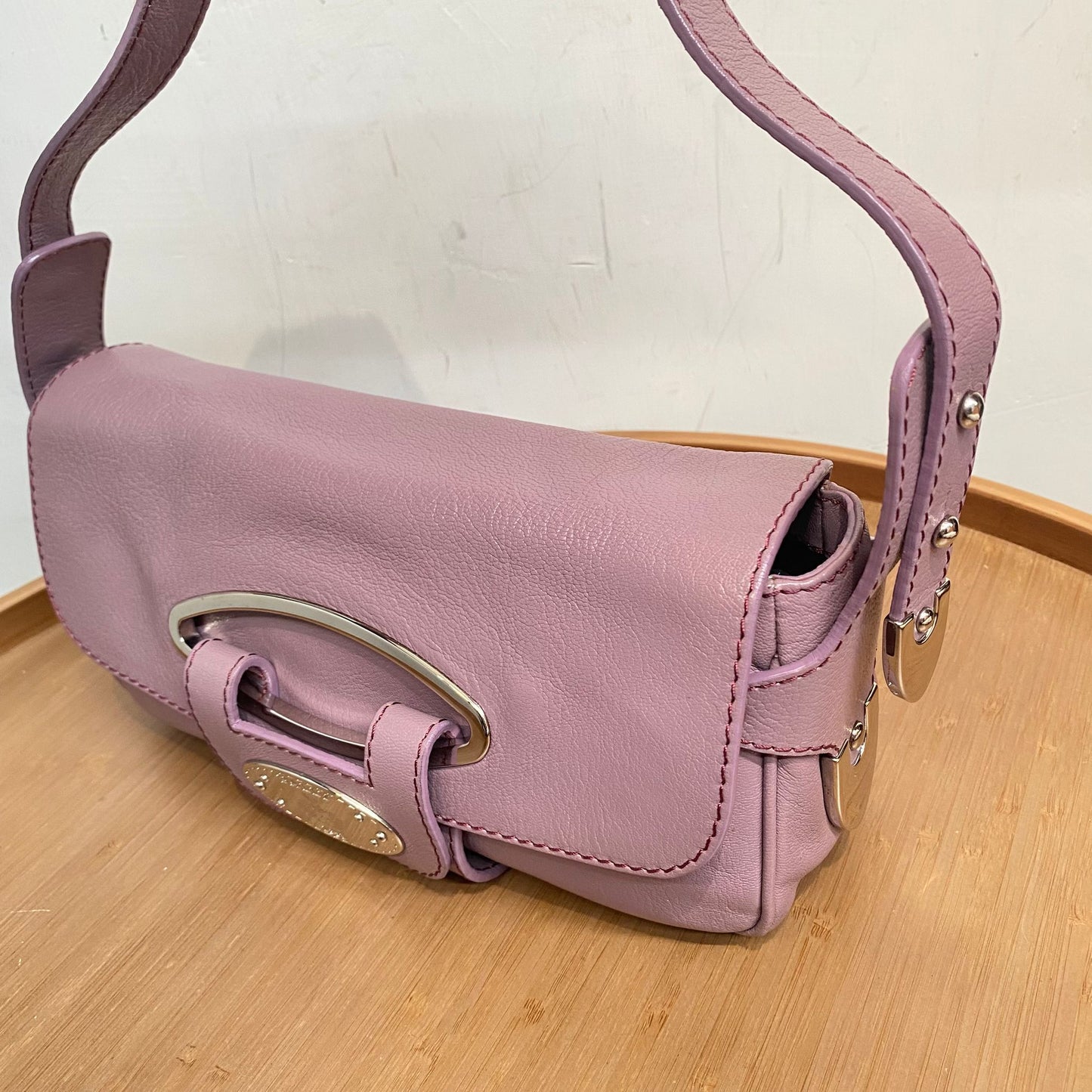 Bally 腋下袋 粉紫