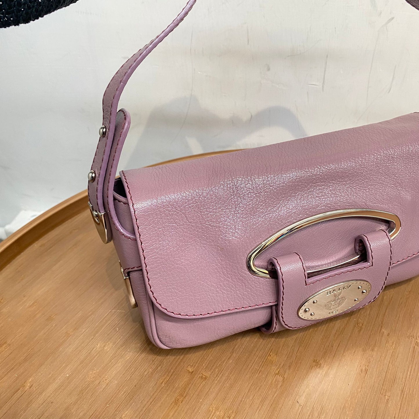 Bally 腋下袋 粉紫