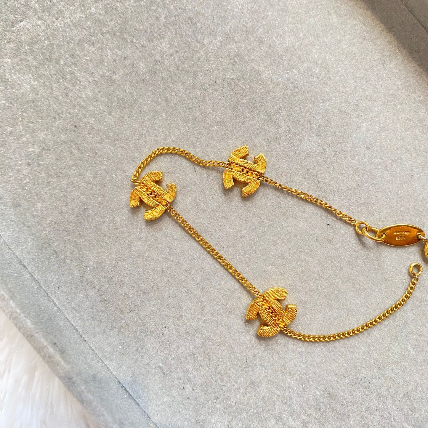 CHANEL 鍍24K金手鏈