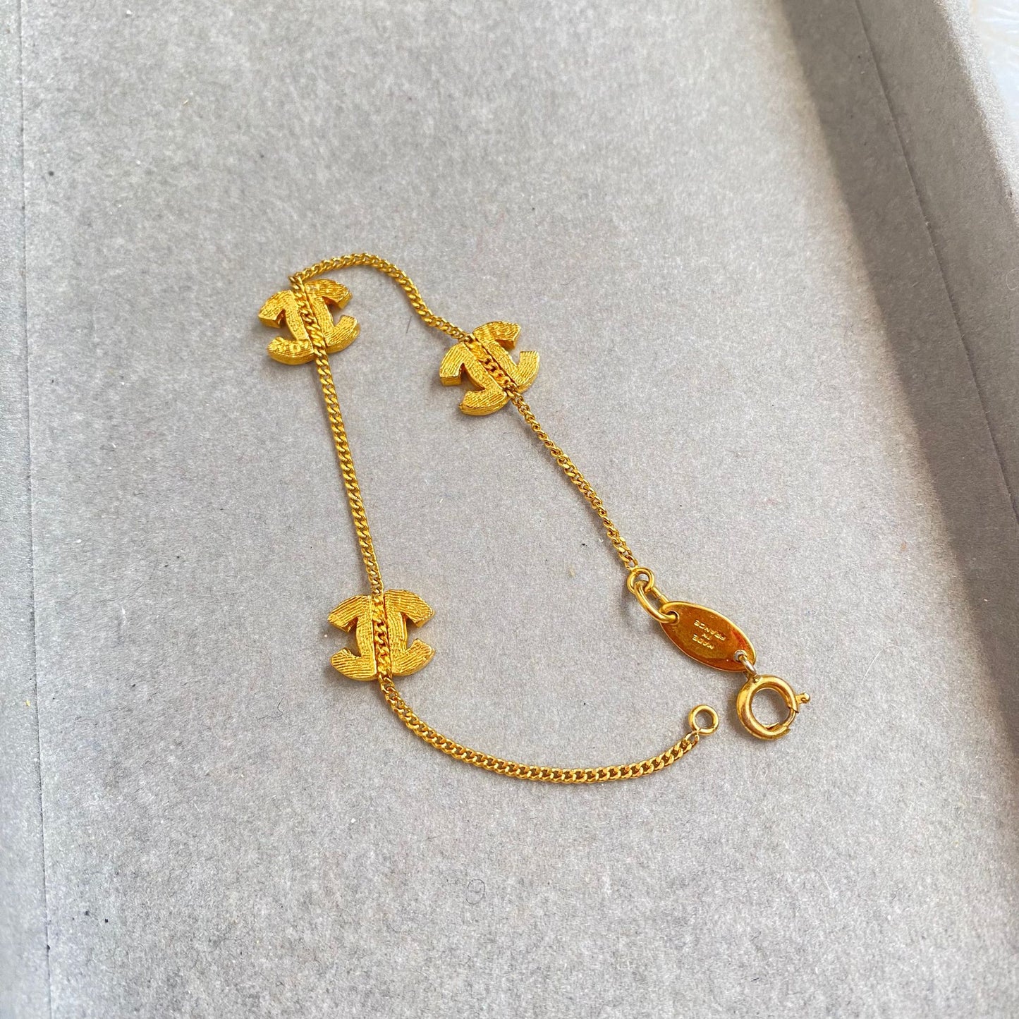 CHANEL 鍍24K金手鏈