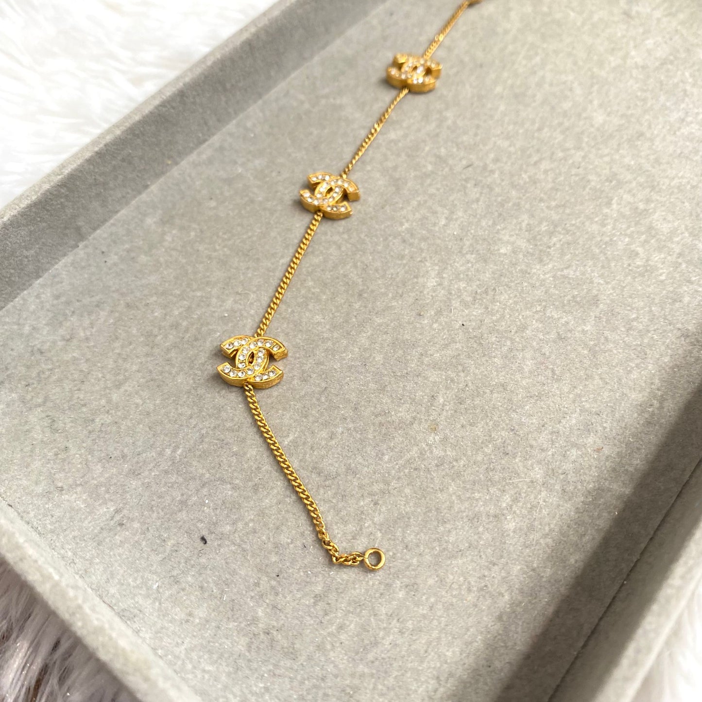 CHANEL 鍍24K金手鏈