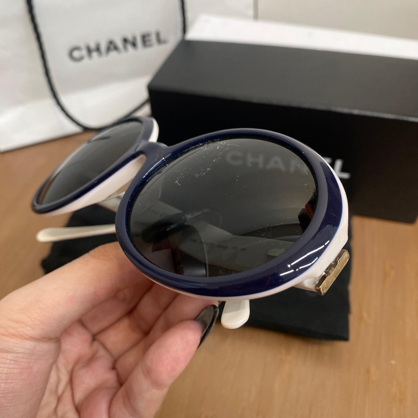Chanel太陽眼鏡  有盒有塵袋紙袋