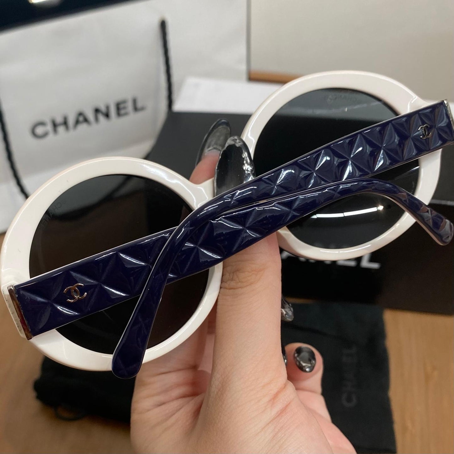 Chanel太陽眼鏡  有盒有塵袋紙袋