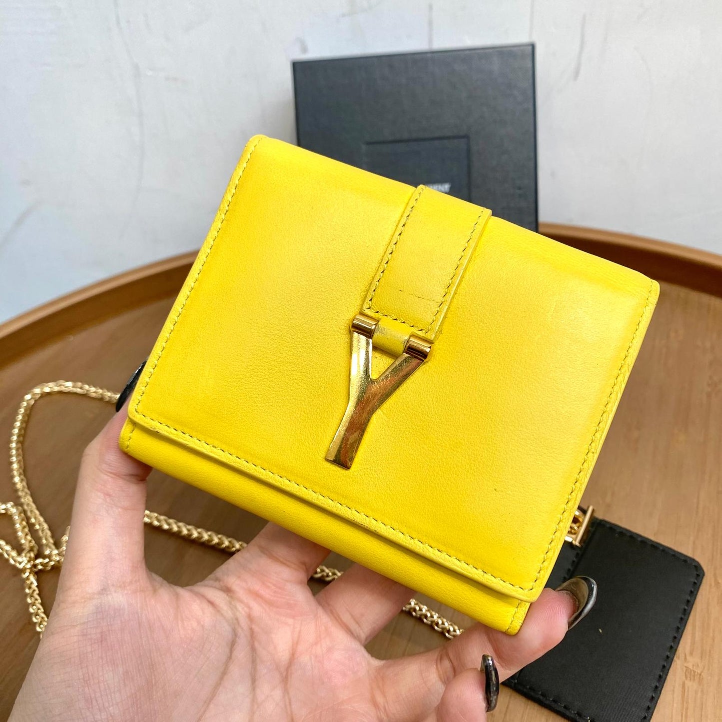 Saint Laurent 短銀包  有盒