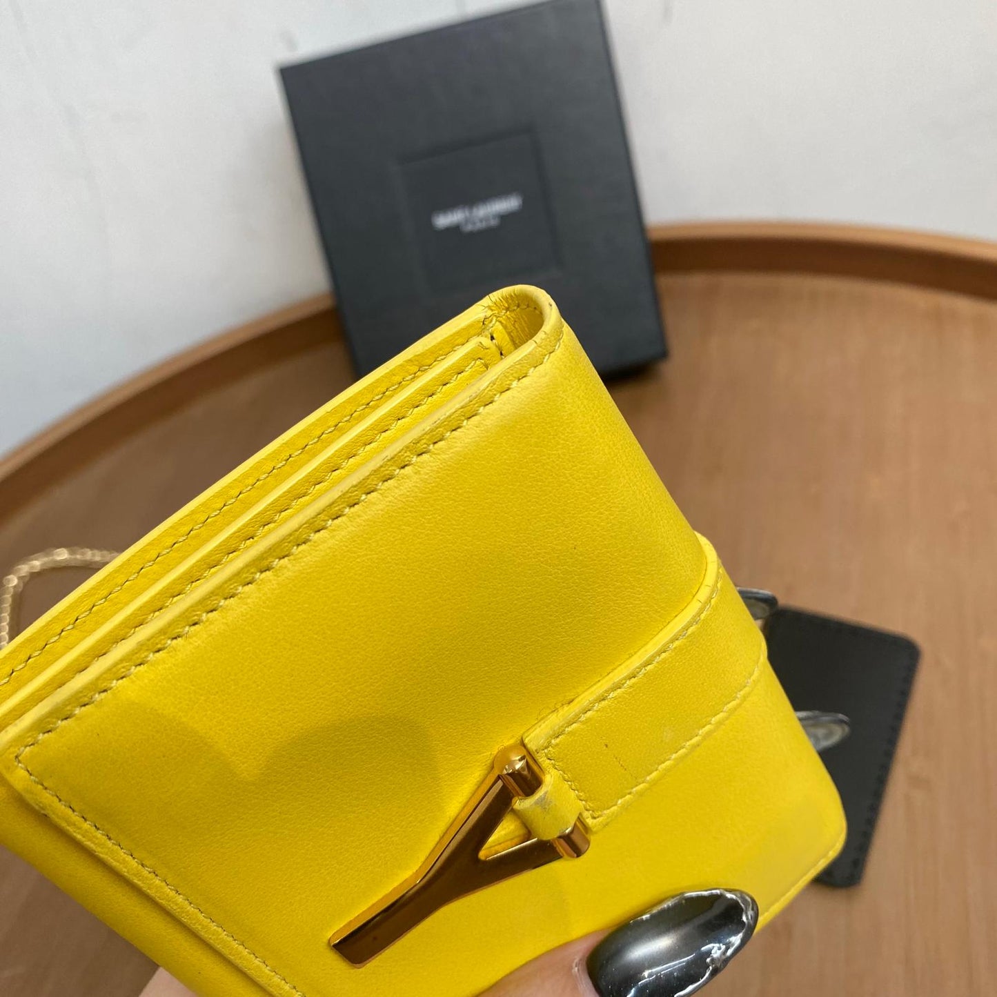 Saint Laurent 短銀包  有盒